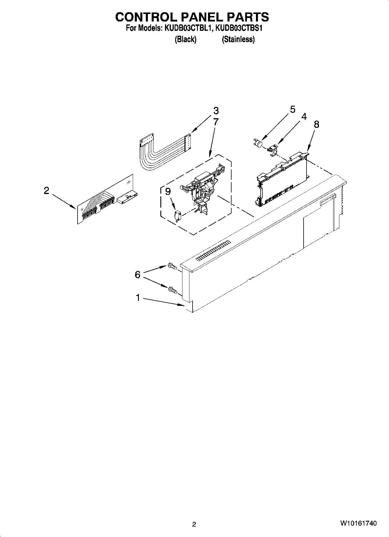 02 - CONTROL PANEL PARTS