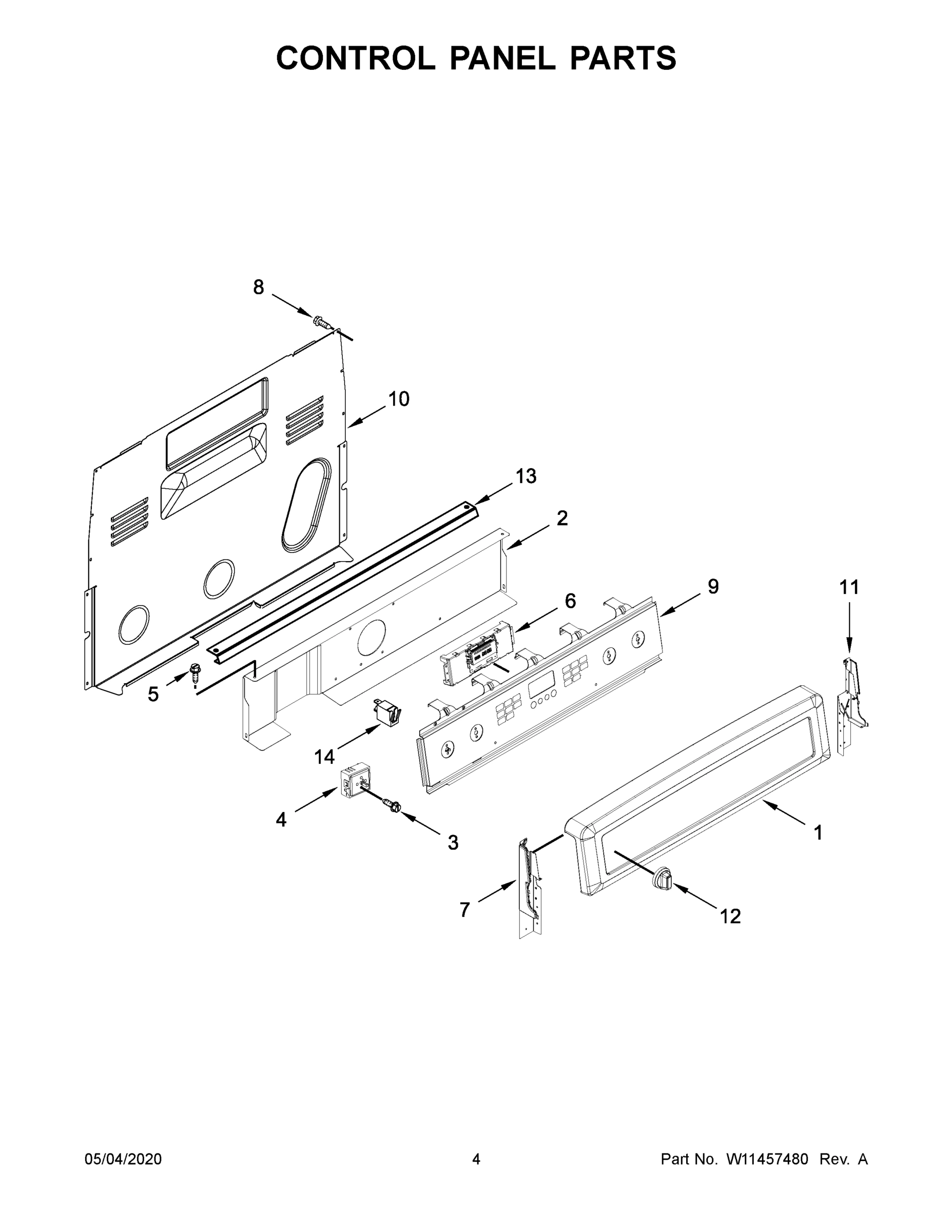 03 - CONTROL PANEL PARTS