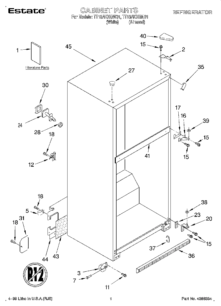 01 - CABINET, LITERATURE