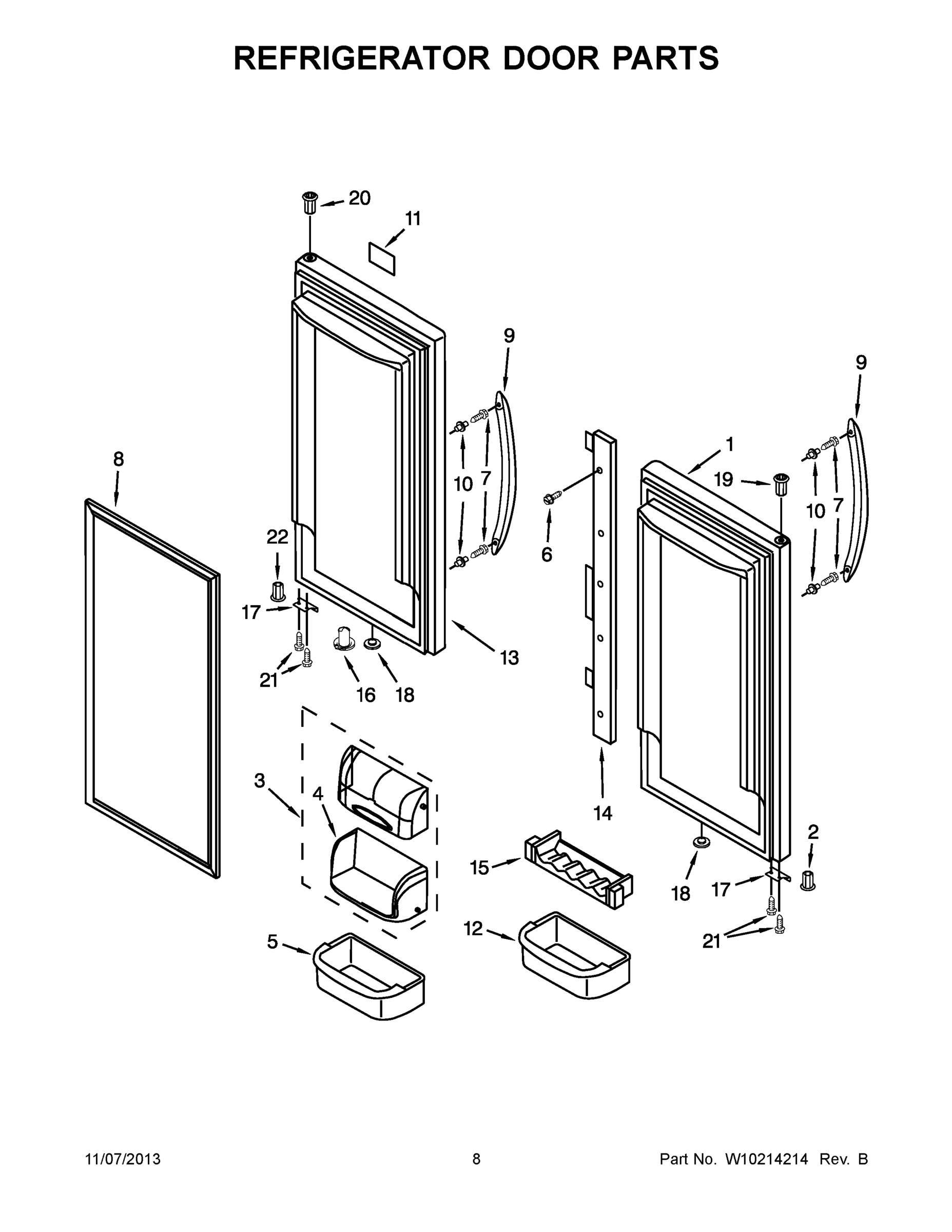 05 - REFRIGERATOR DOOR PARTS