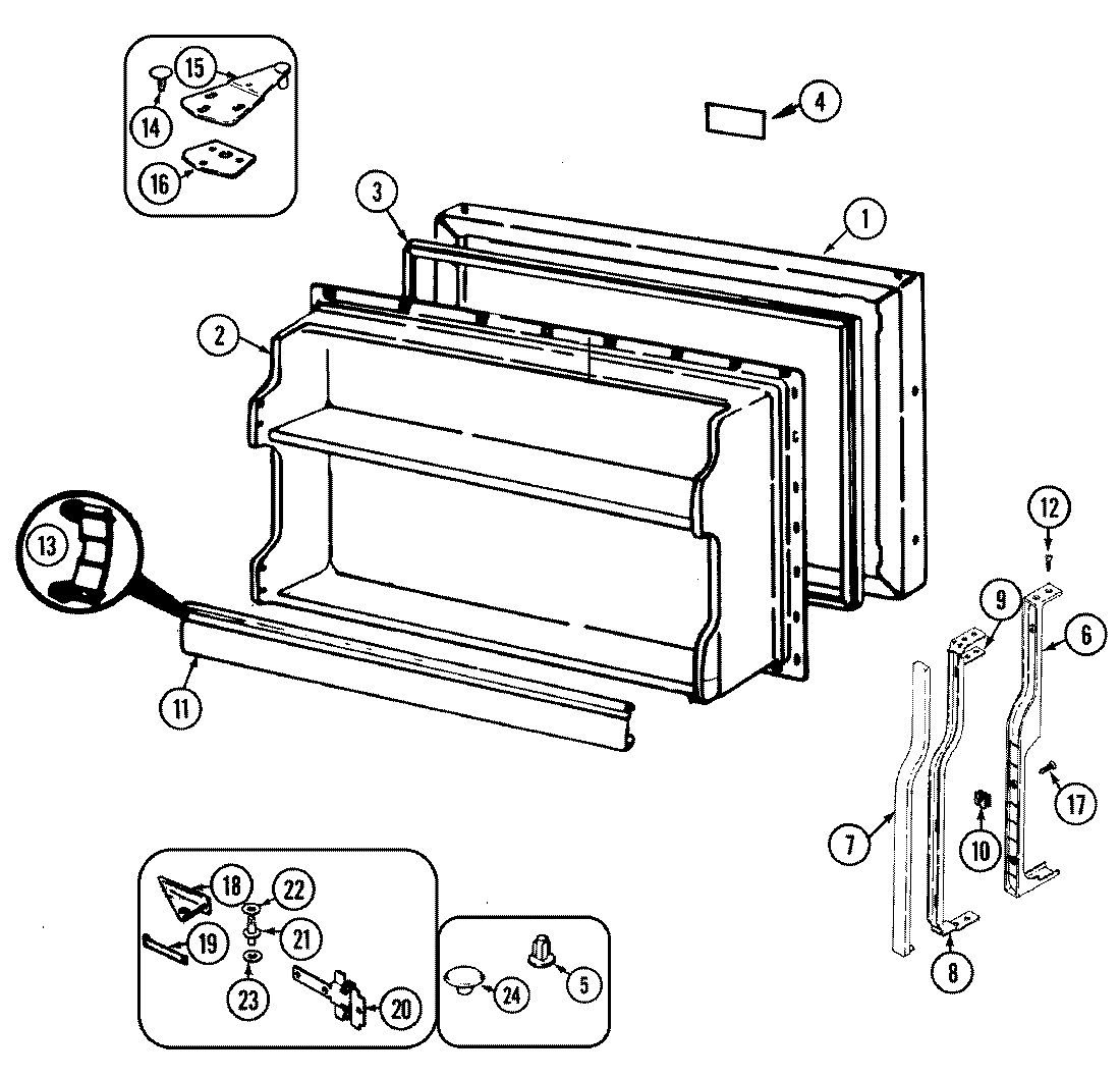 02 - FREEZER DOOR