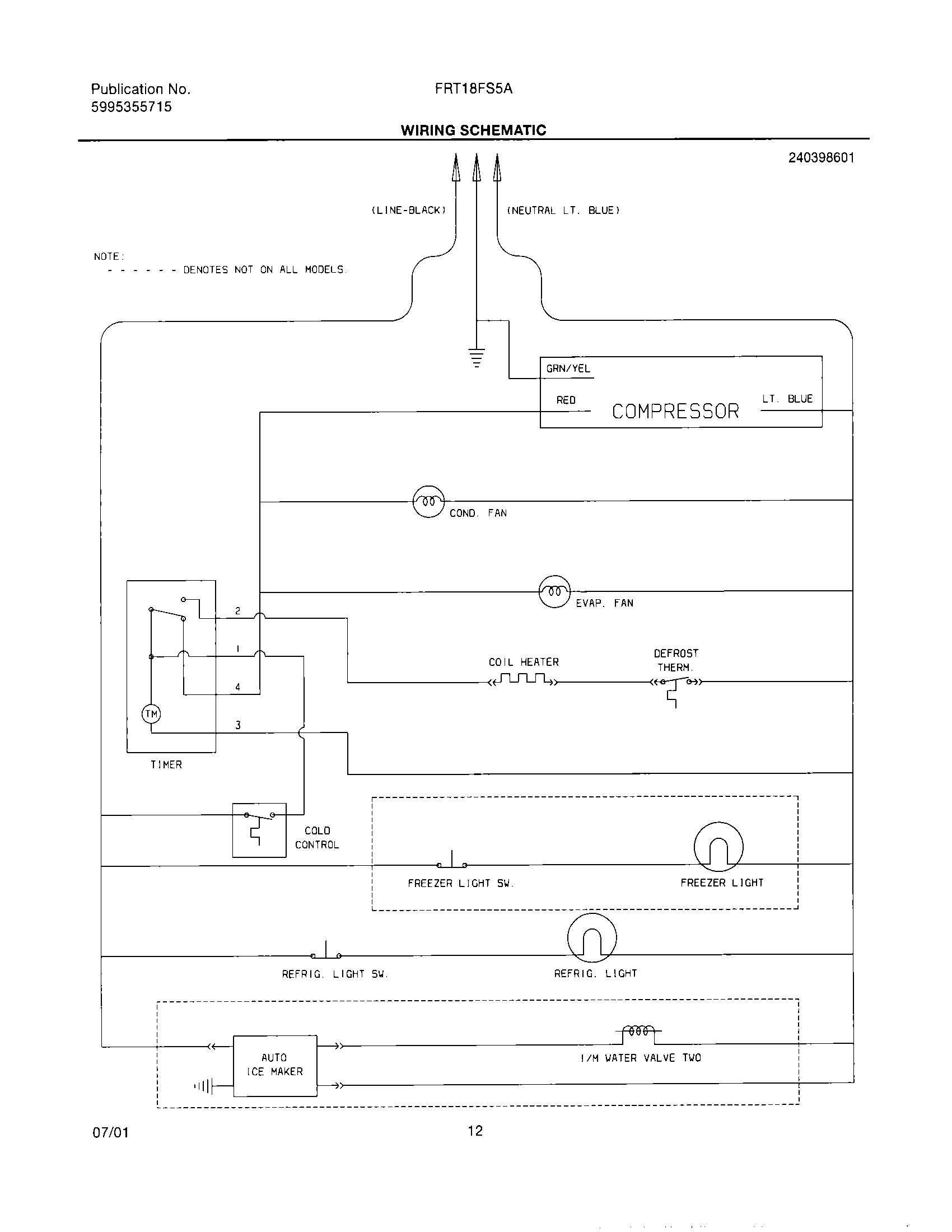 12 - WIRING SCHEMATIC