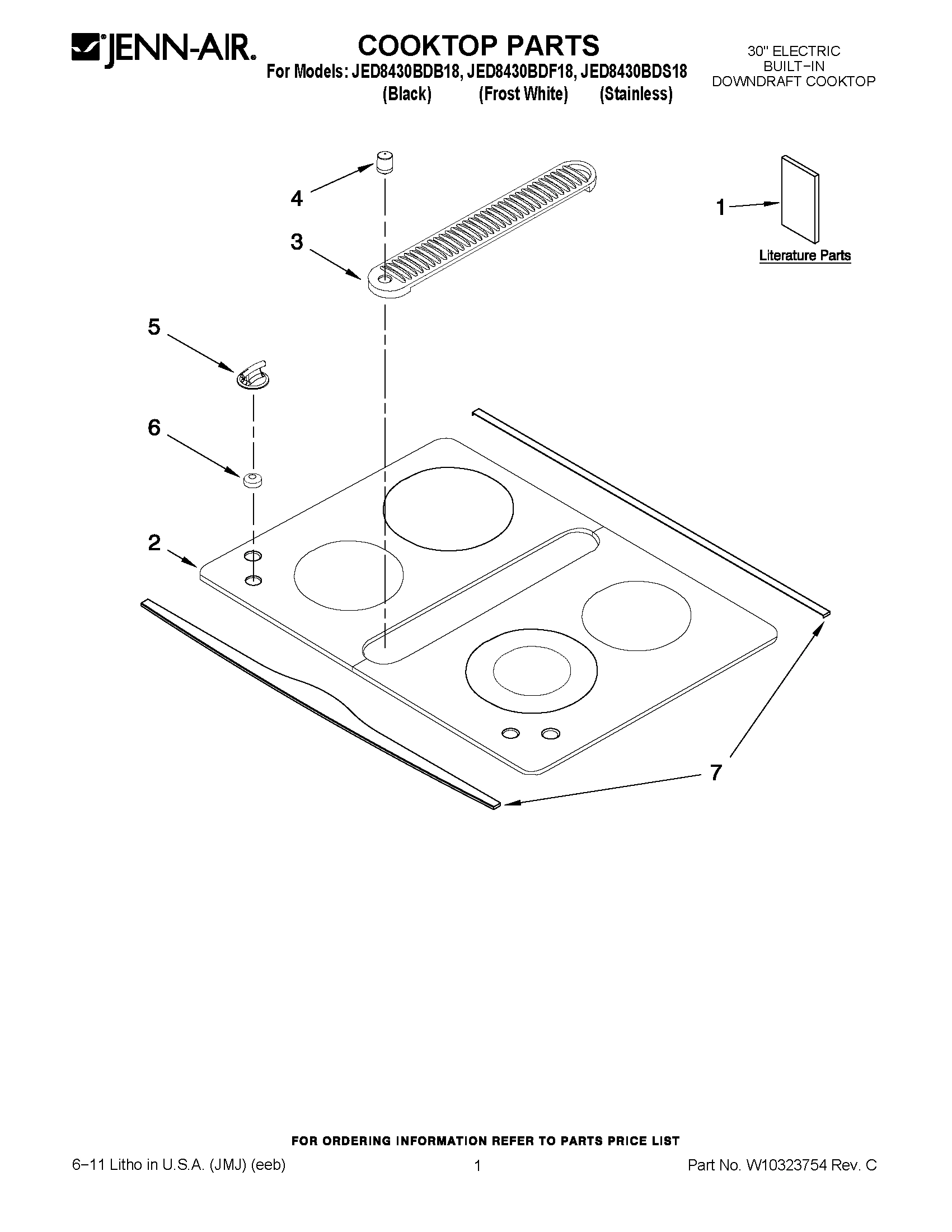 01 - COOKTOP PARTS