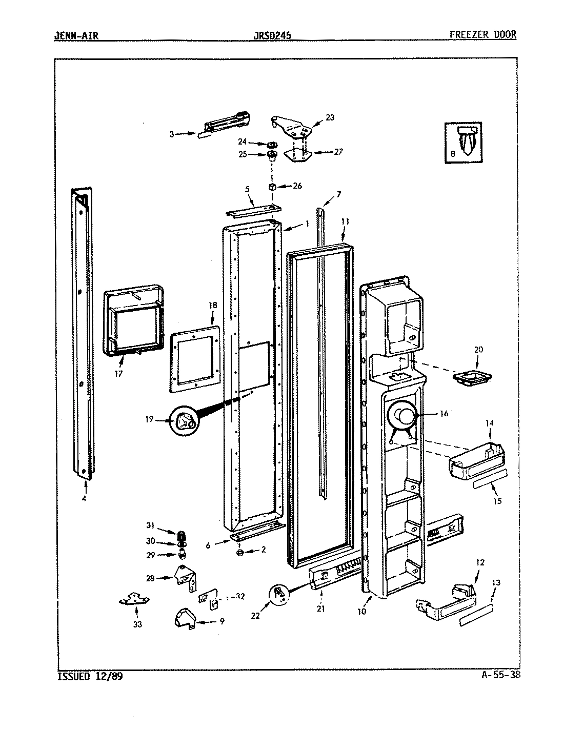 02 - FREEZER DOOR