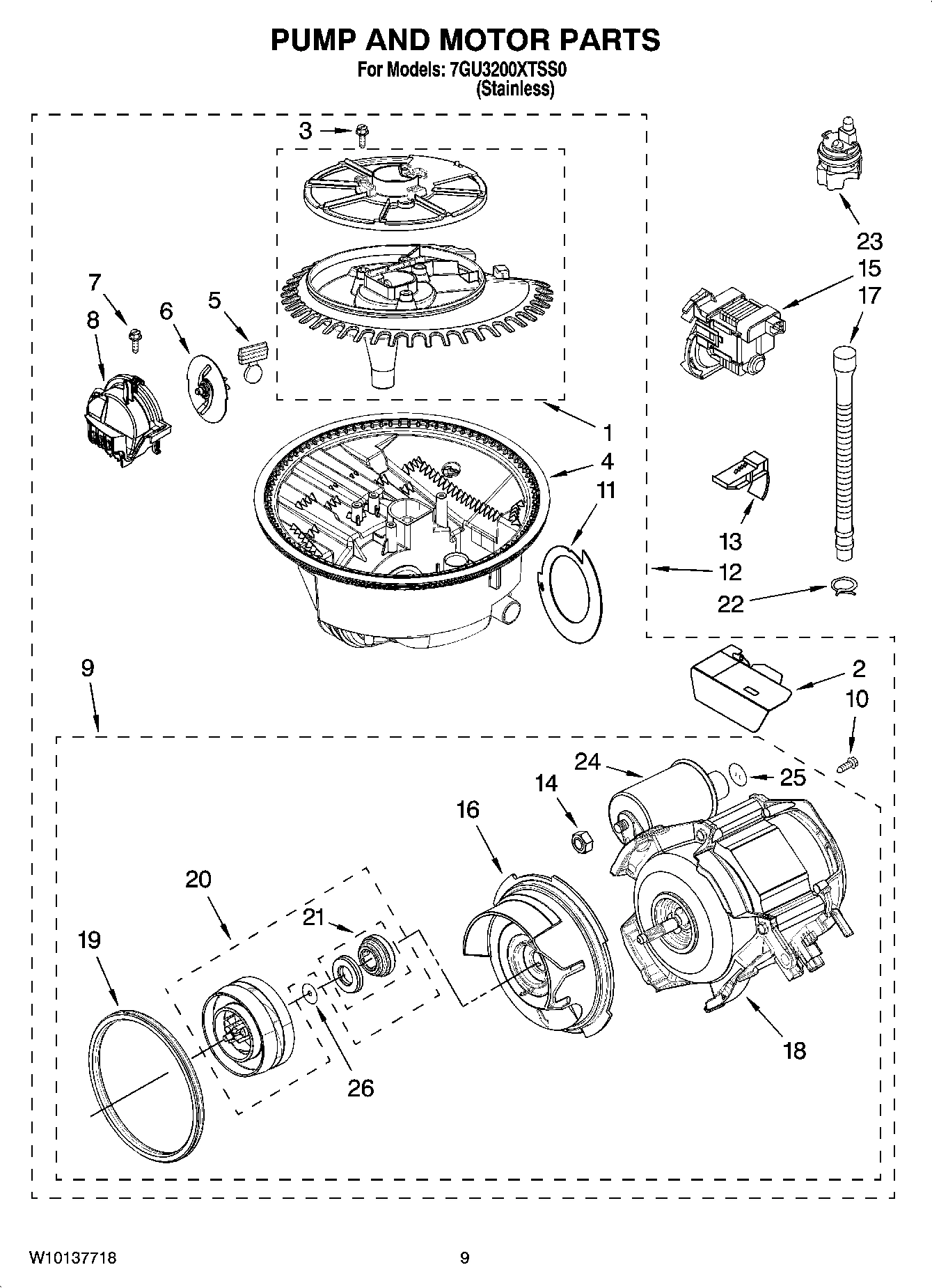 08 - PUMP AND MOTOR PARTS