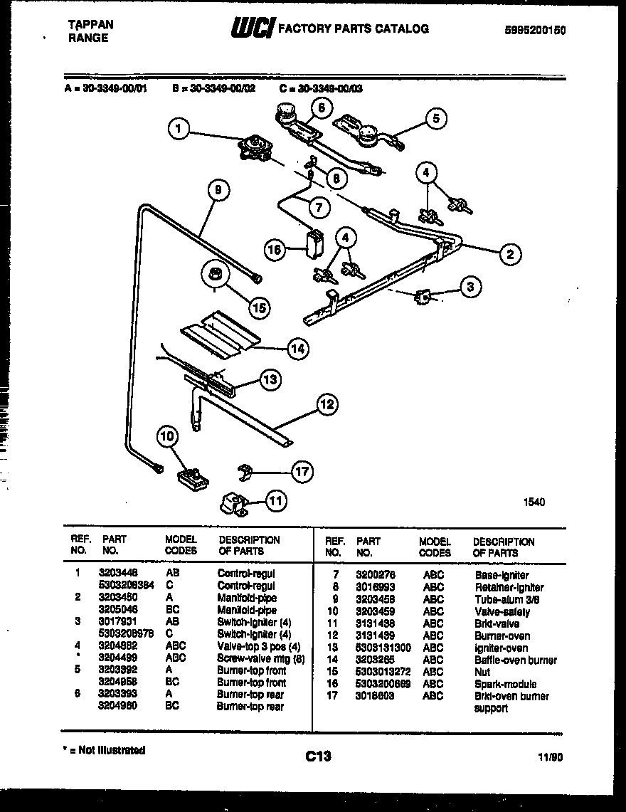 05 - BURNER, MANIFOLD AND GAS CONTROL