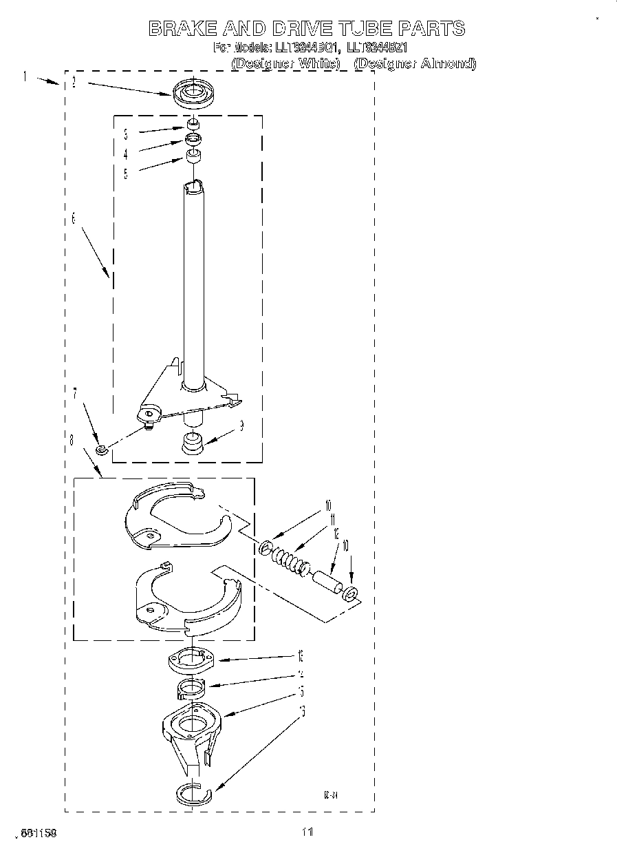 08 - BRAKE AND DRIVE TUBE