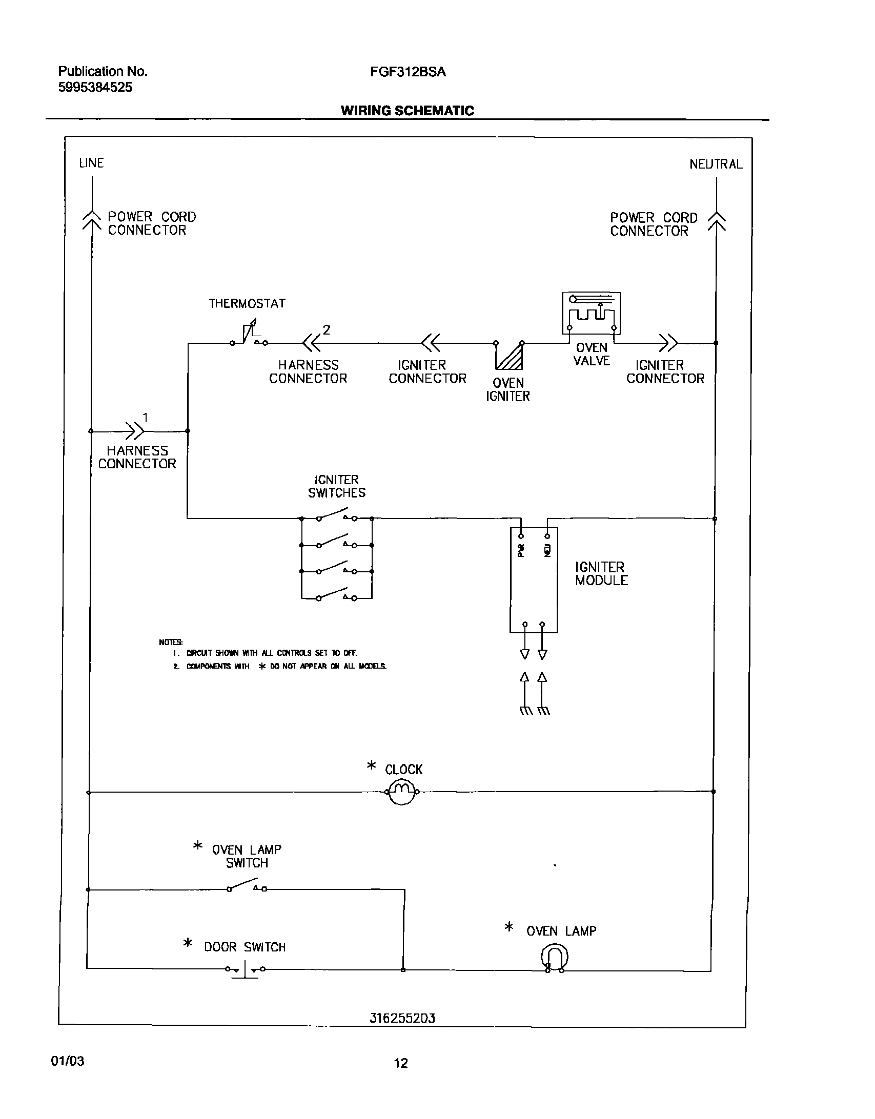 12 - WIRING SCHEMATIC