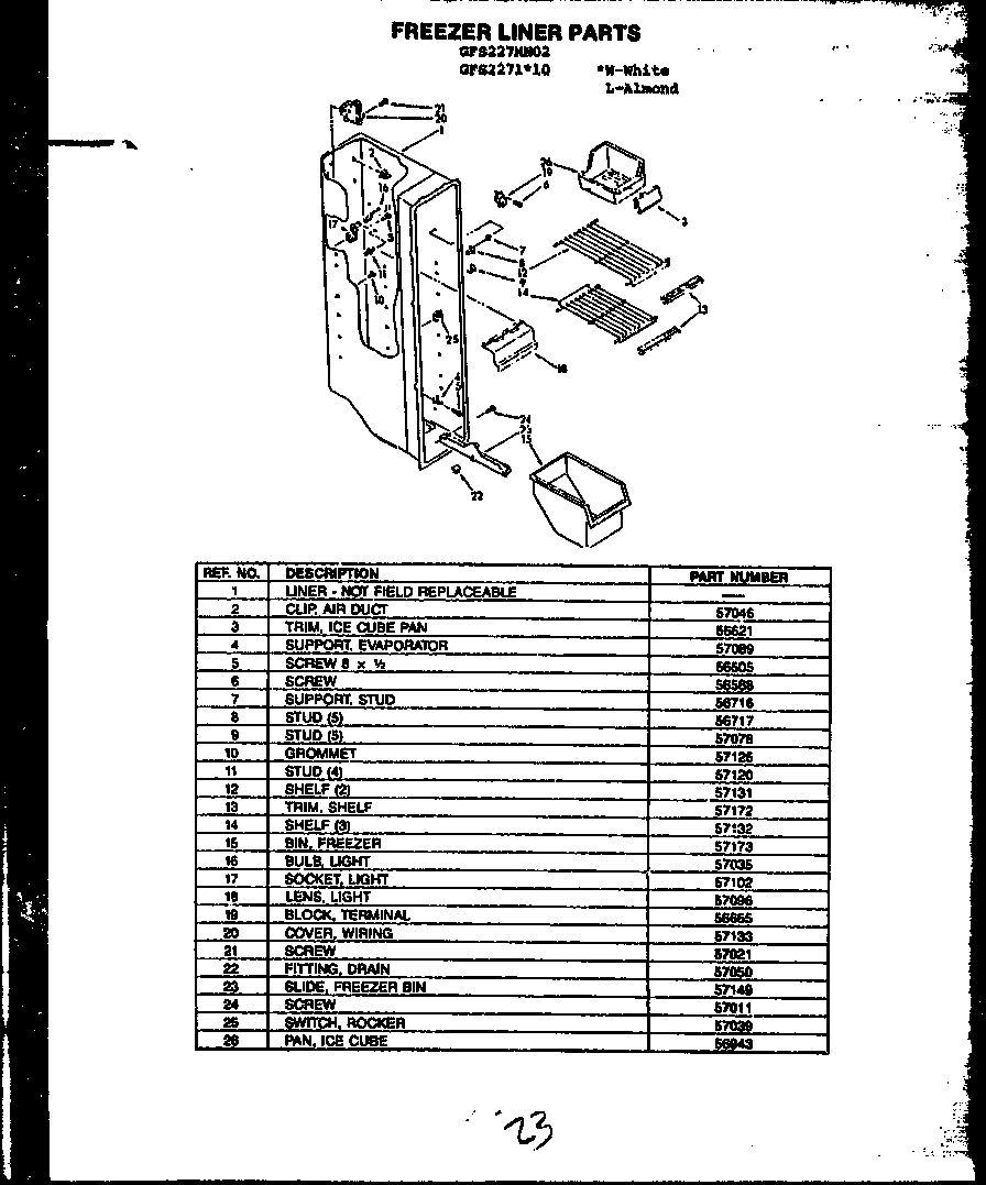 05 - FZ LINER PARTS