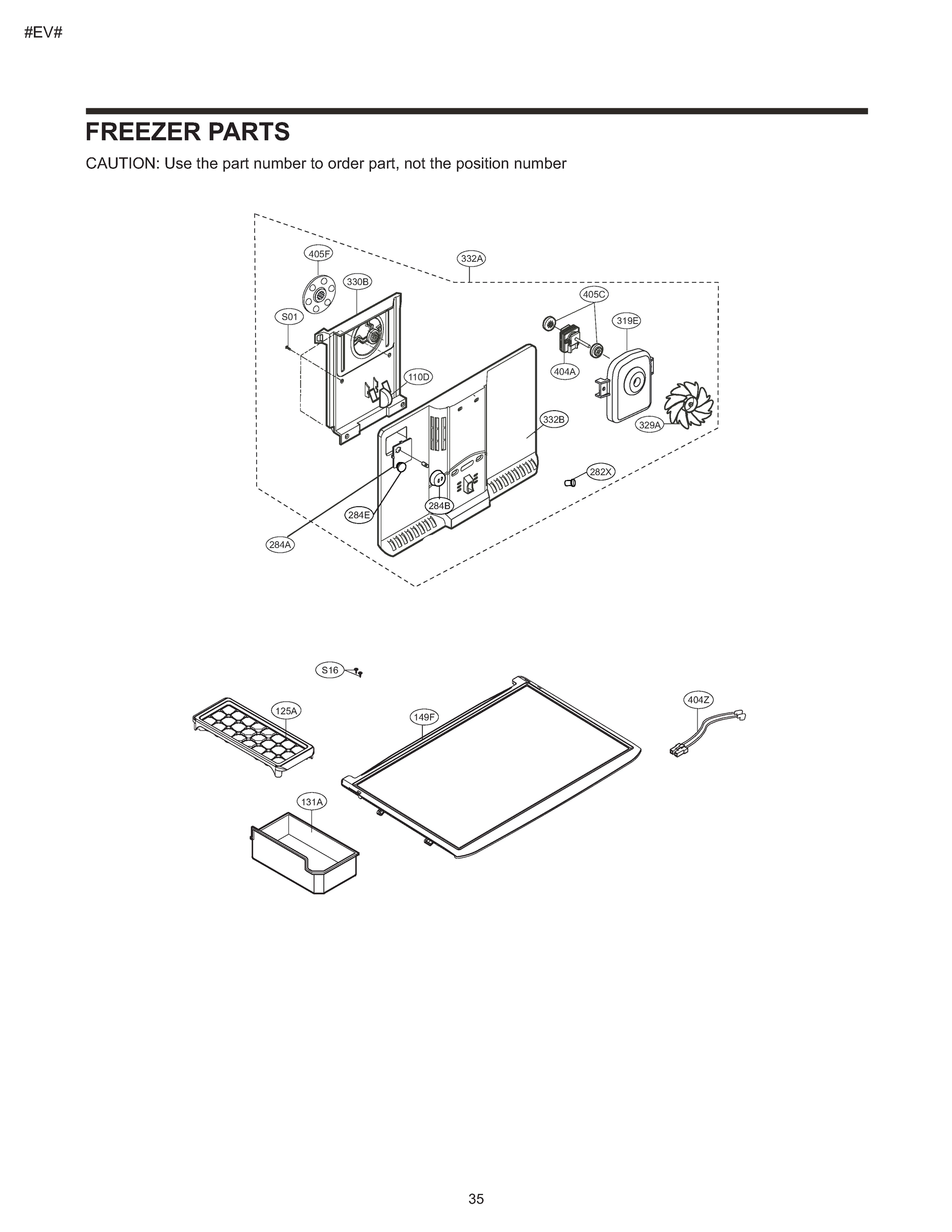FREEZER PARTS