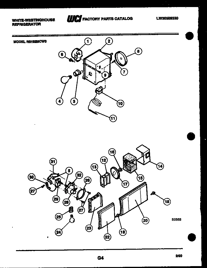 06 - REFRIGERATOR CONTROL ASSEMBLY, DAMP