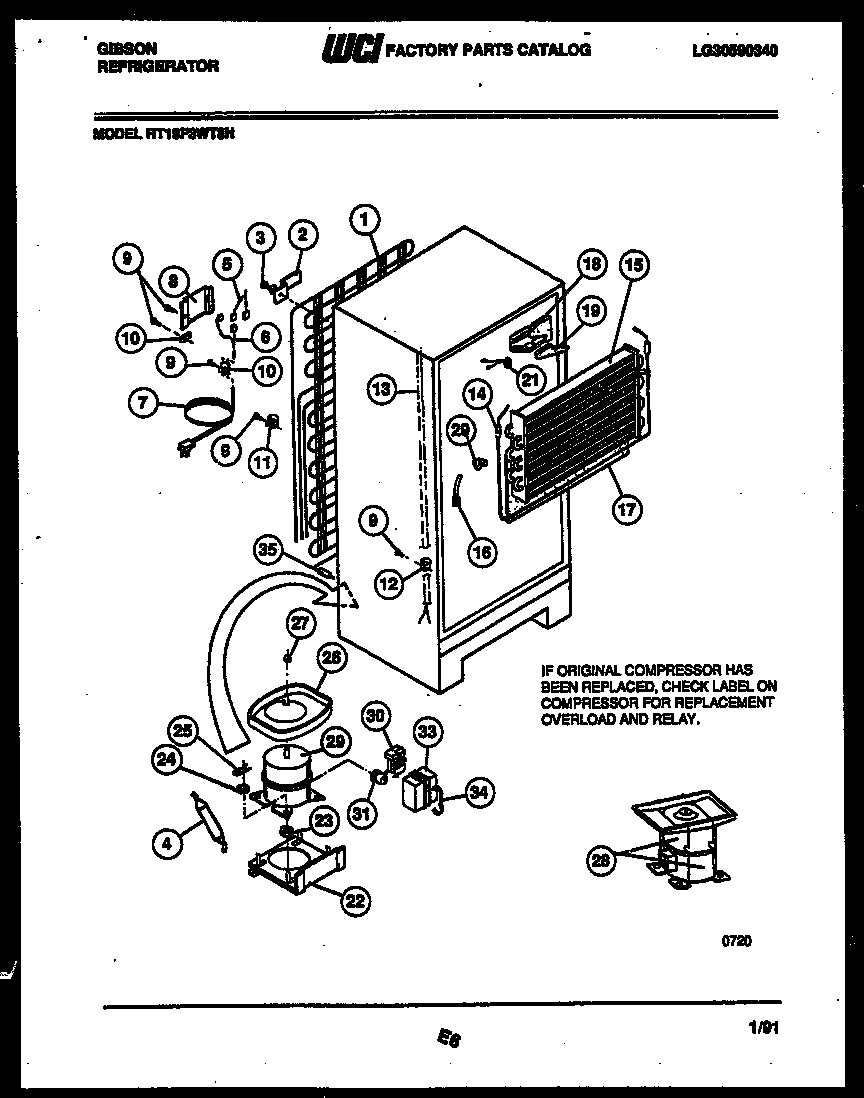 05 - SYSTEM AND AUTOMATIC DEFROST PARTS