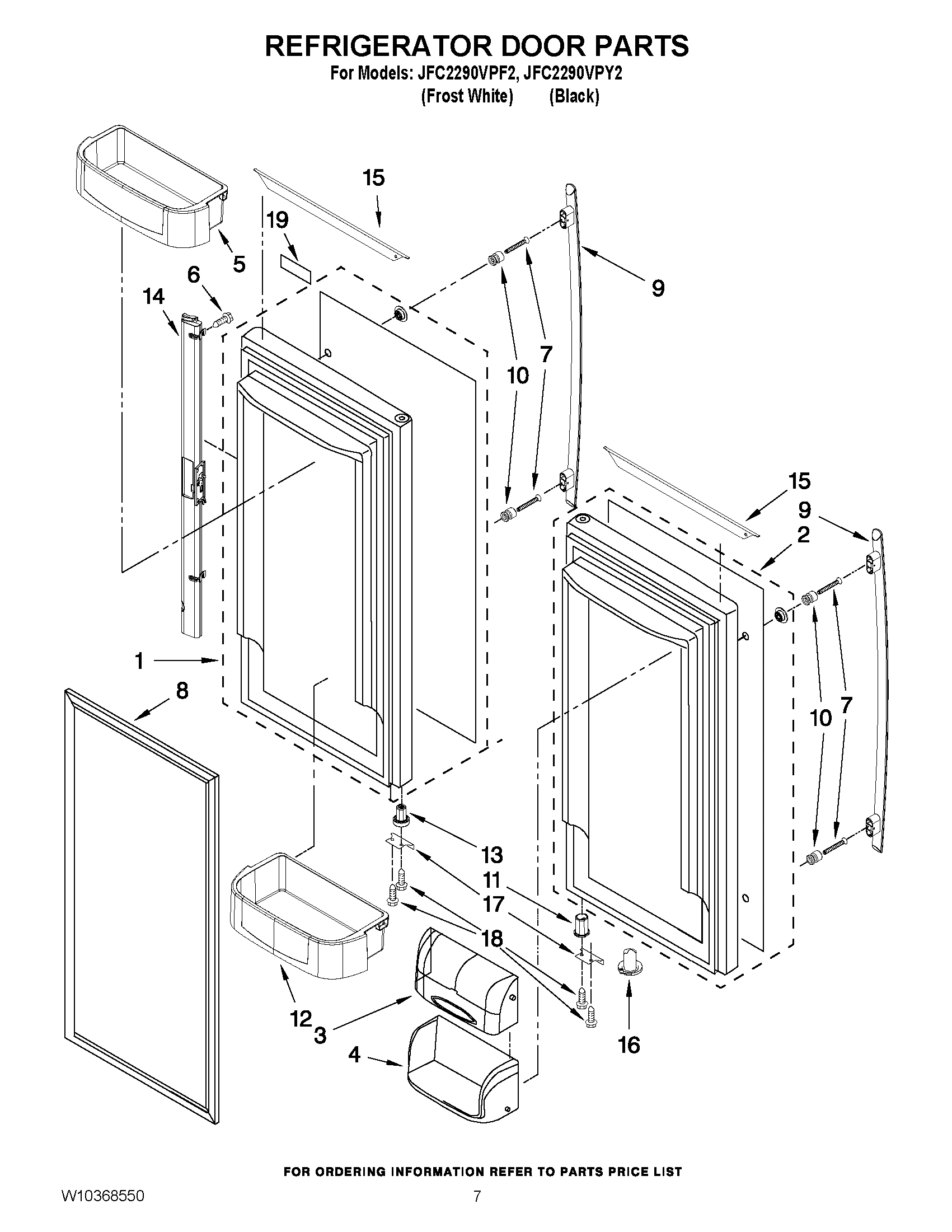 04 - REFRIGERATOR DOOR PARTS