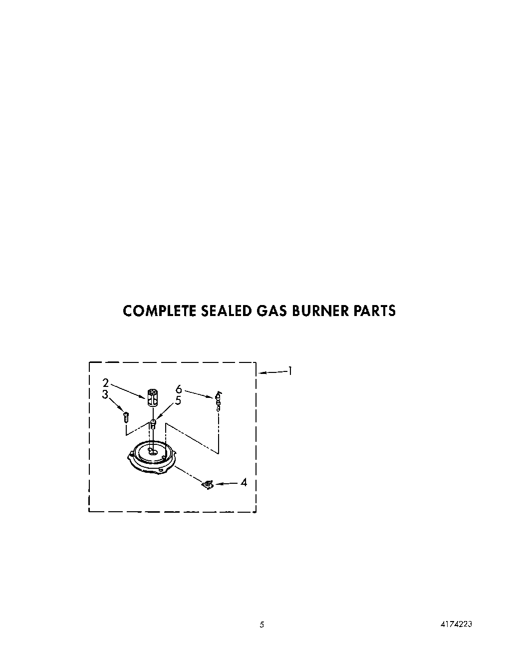 04 - COMPLETE SEALED GAS BURNER