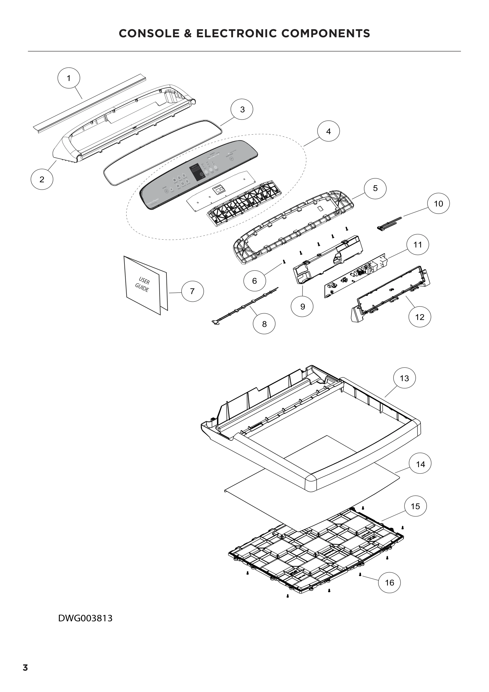 CONSOLE & ELECTRONIC COMPONENTS