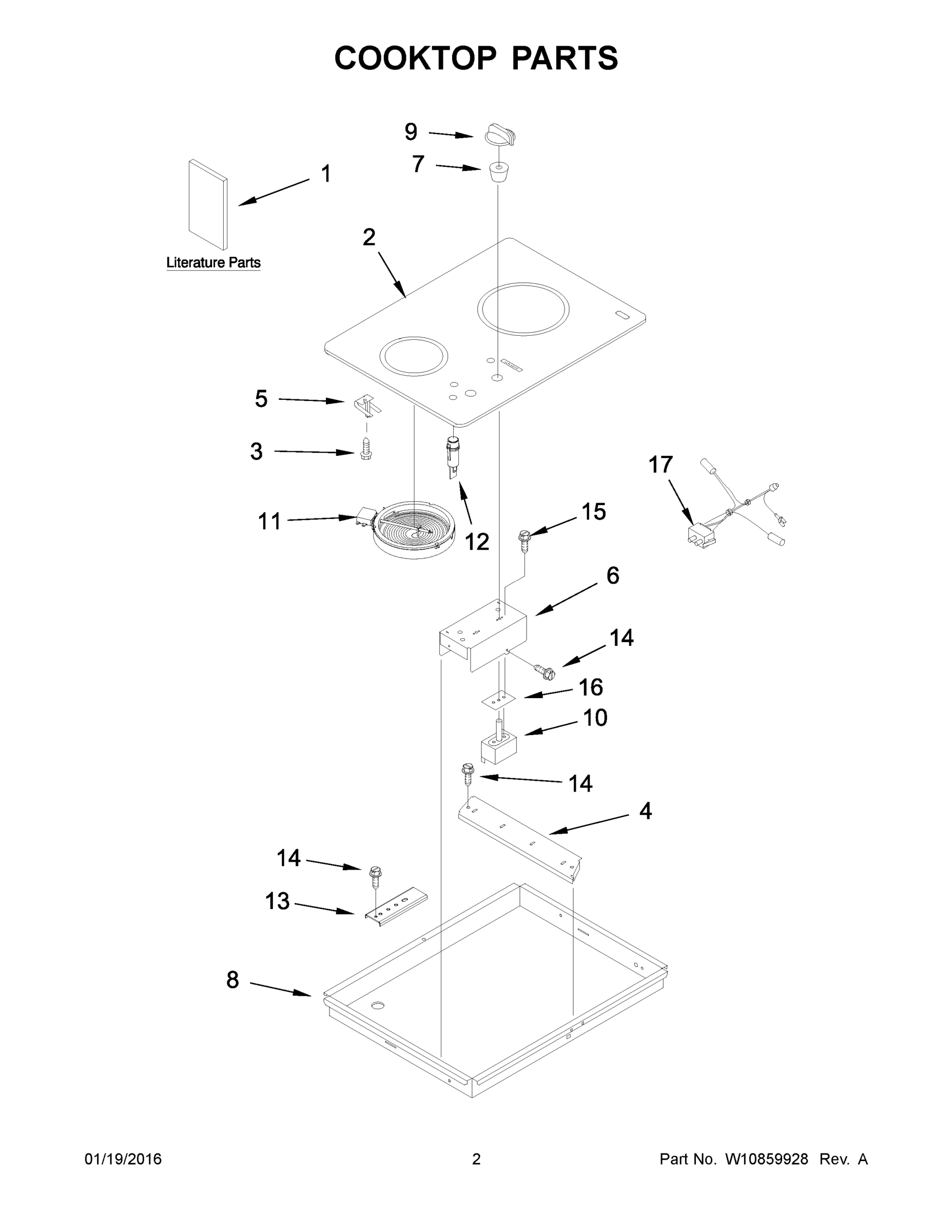 02 - COOKTOP PARTS
