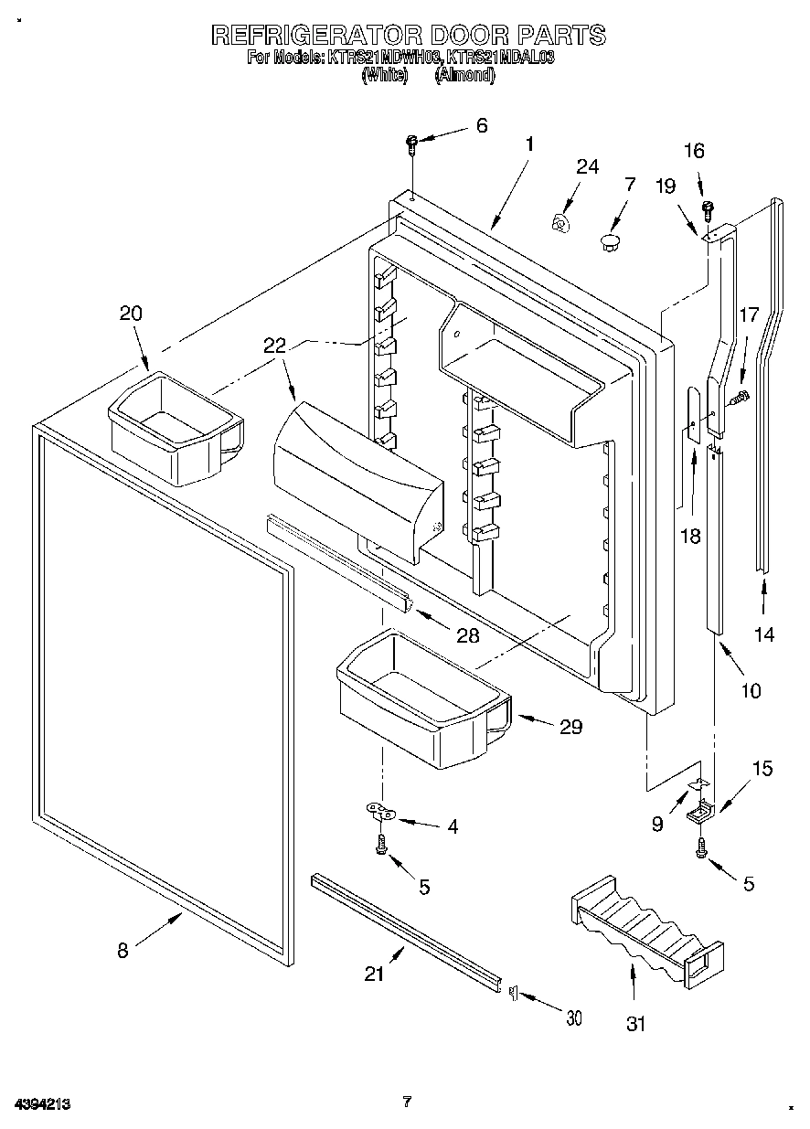 04 - REFRIGERATOR DOOR