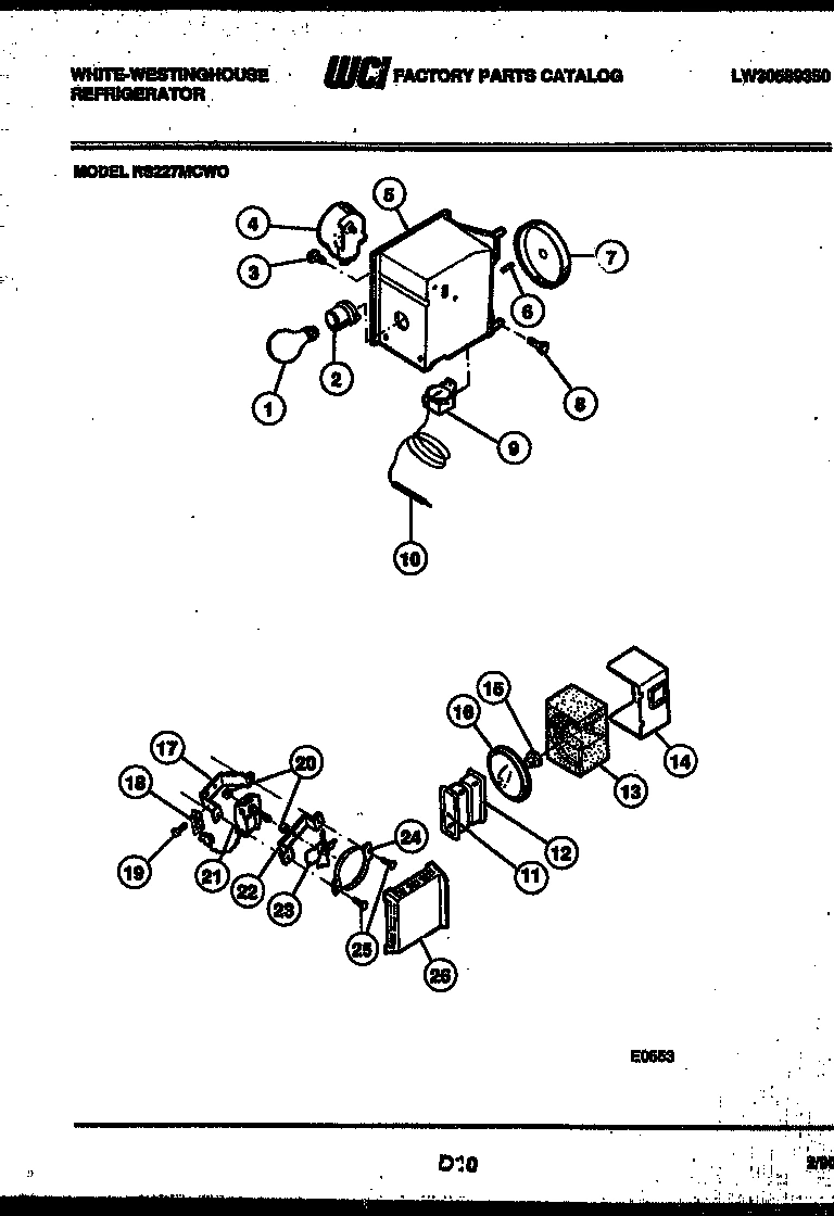 06 - REFRIGERATOR CONTROL ASSEMBLY, DAMP