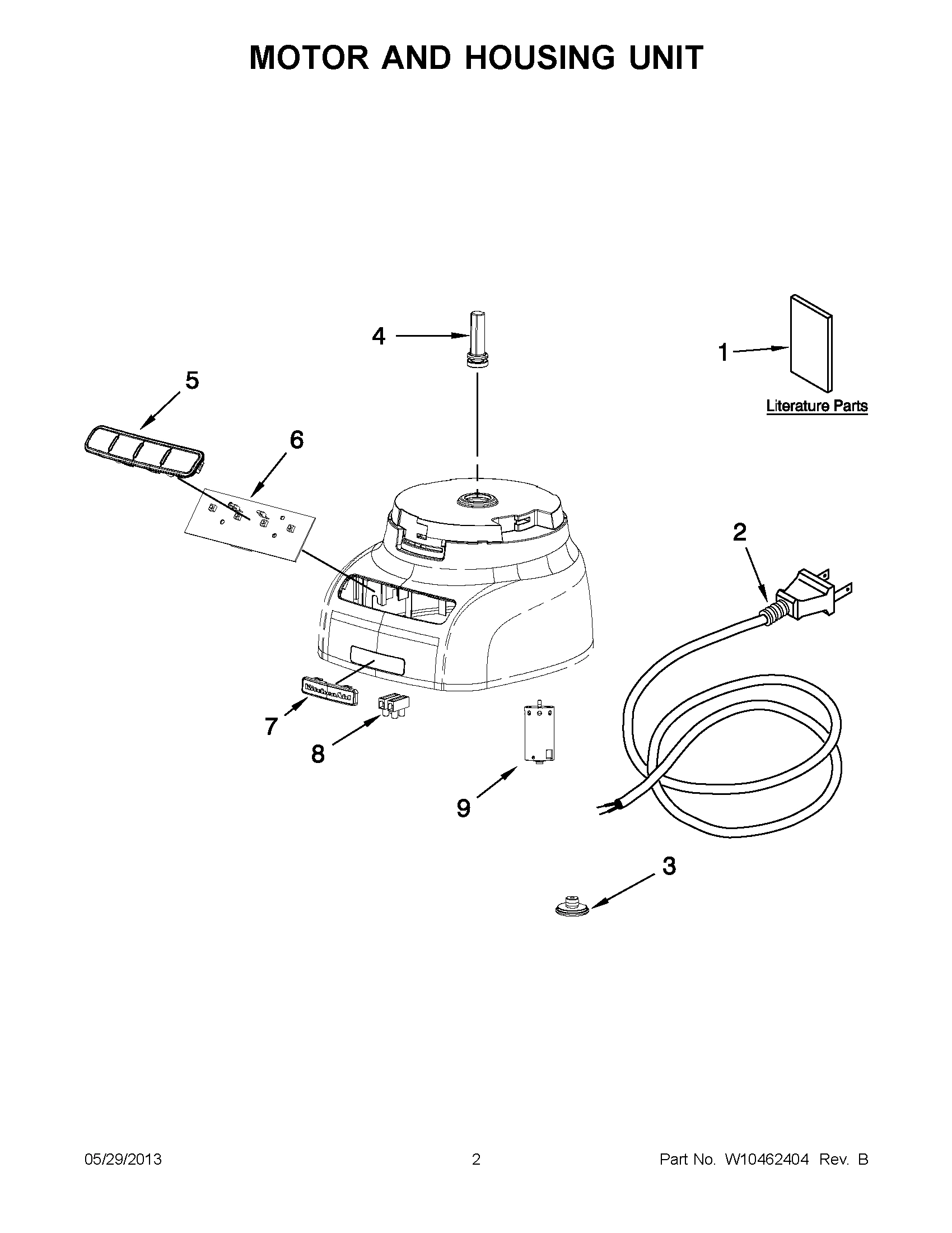 01 - MOTOR AND HOUSING UNIT