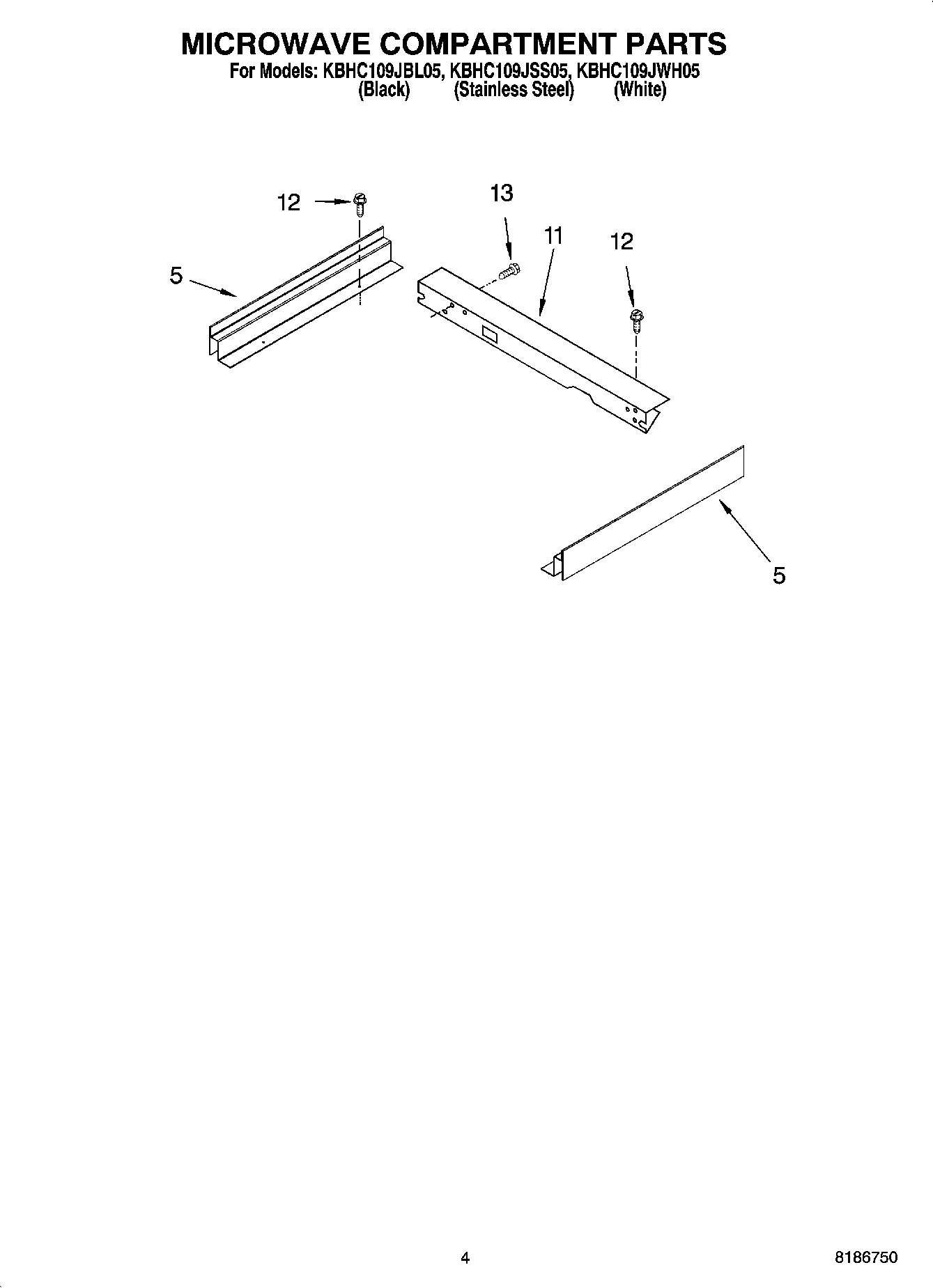 03 - MICROWAVE COMPARTMENT PARTS