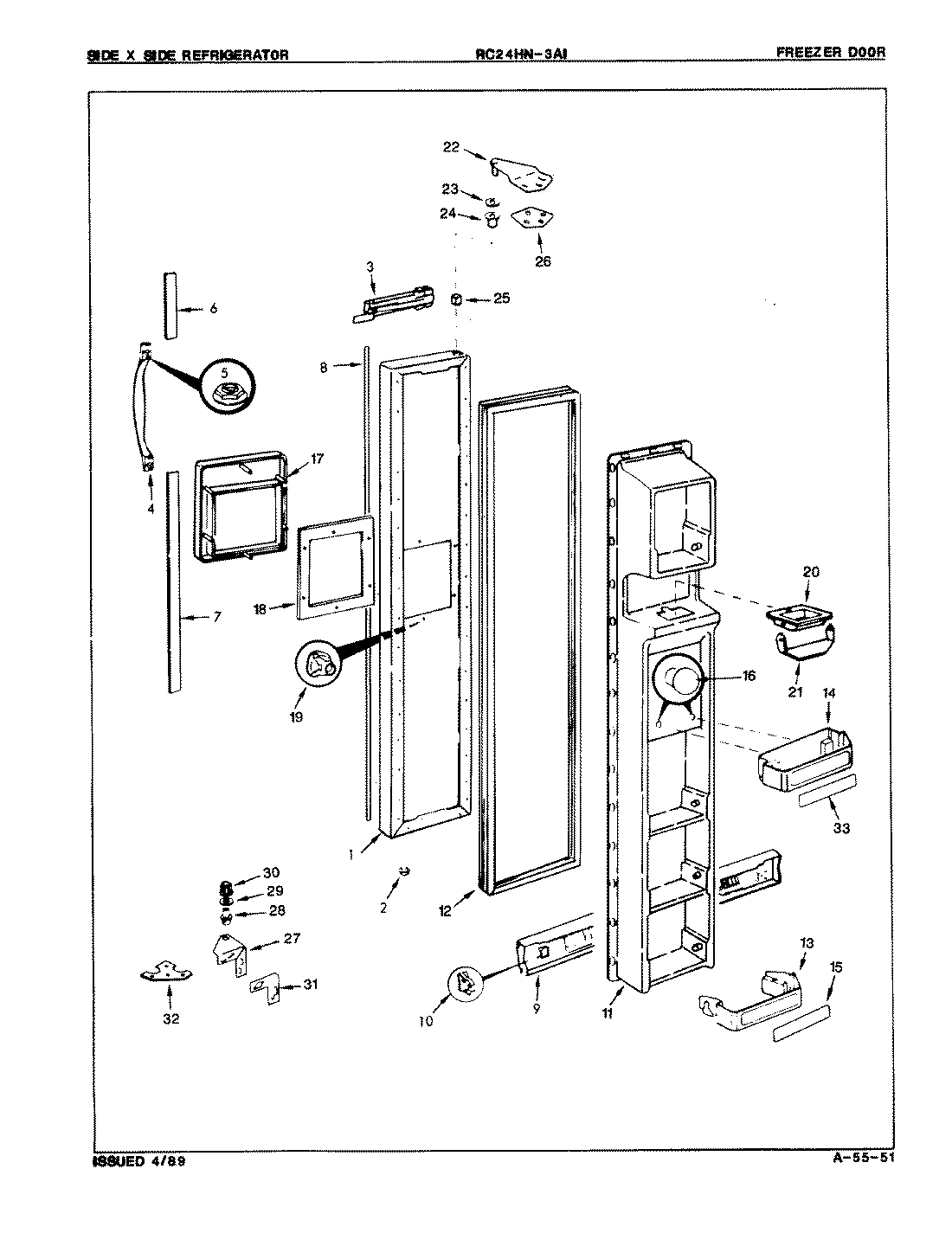 02 - FREEZER DOOR
