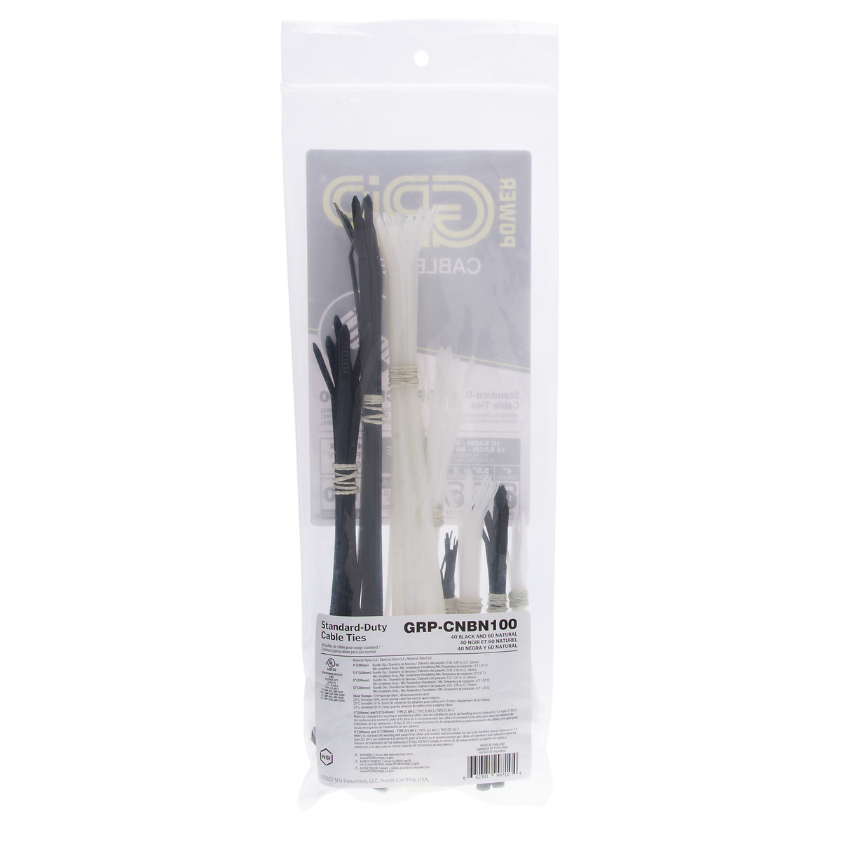 Black Nylon Cable Ties-16 Inch, 1000pcs Durable Outdoor Wire