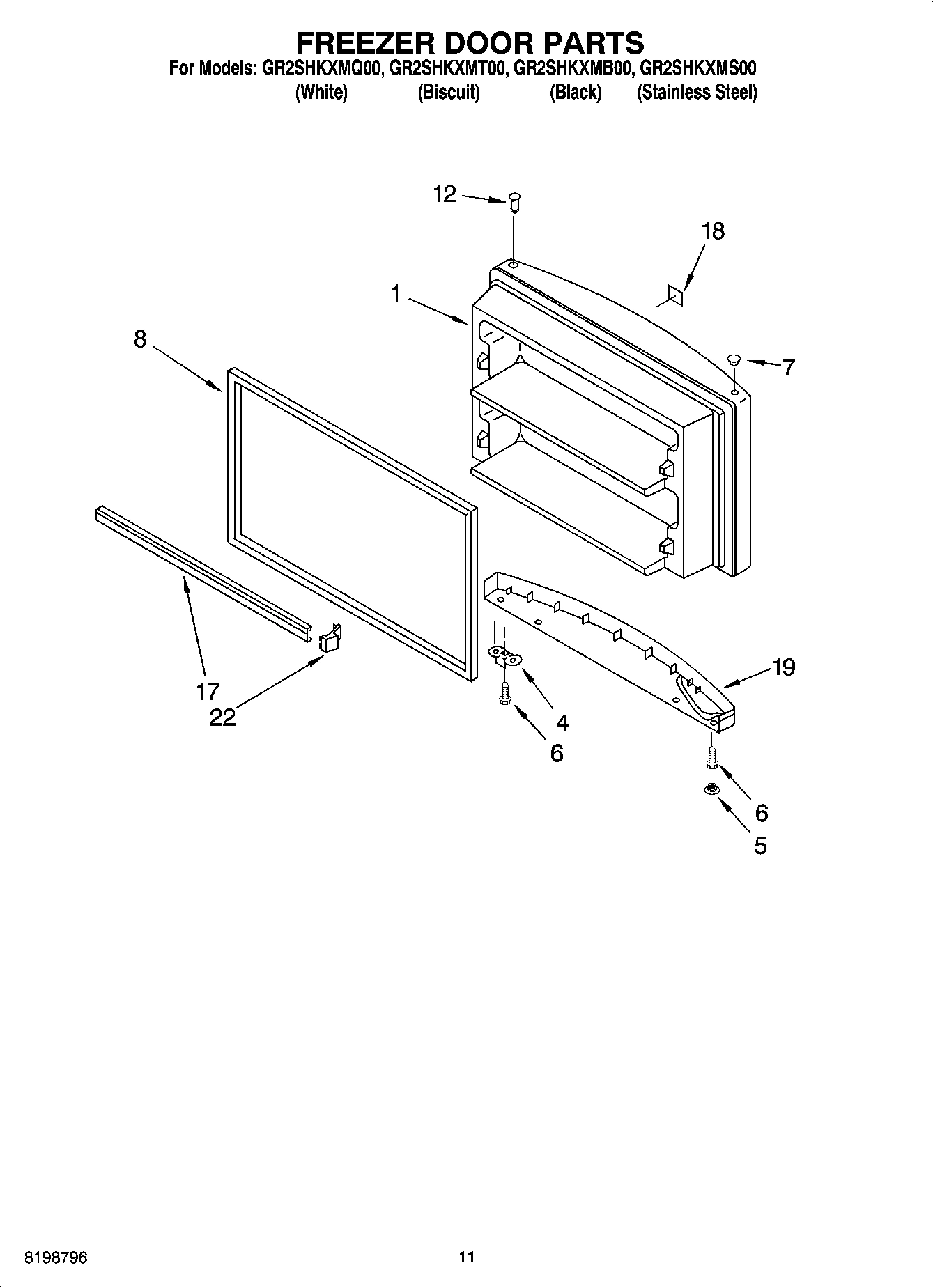 06 - FREEZER DOOR PARTS, OPTIONAL PARTS