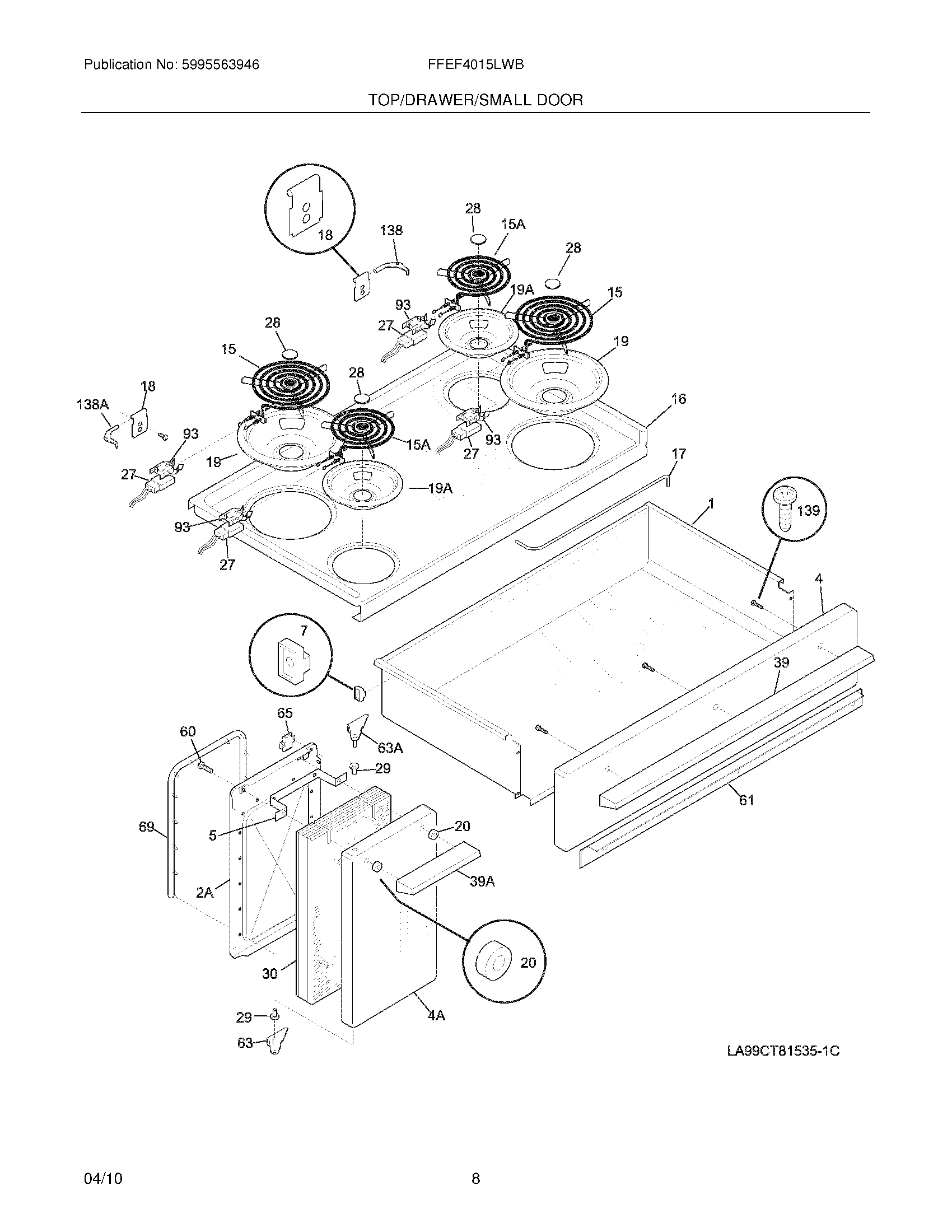 07 - TOP/DRAWER/SMALL DOOR