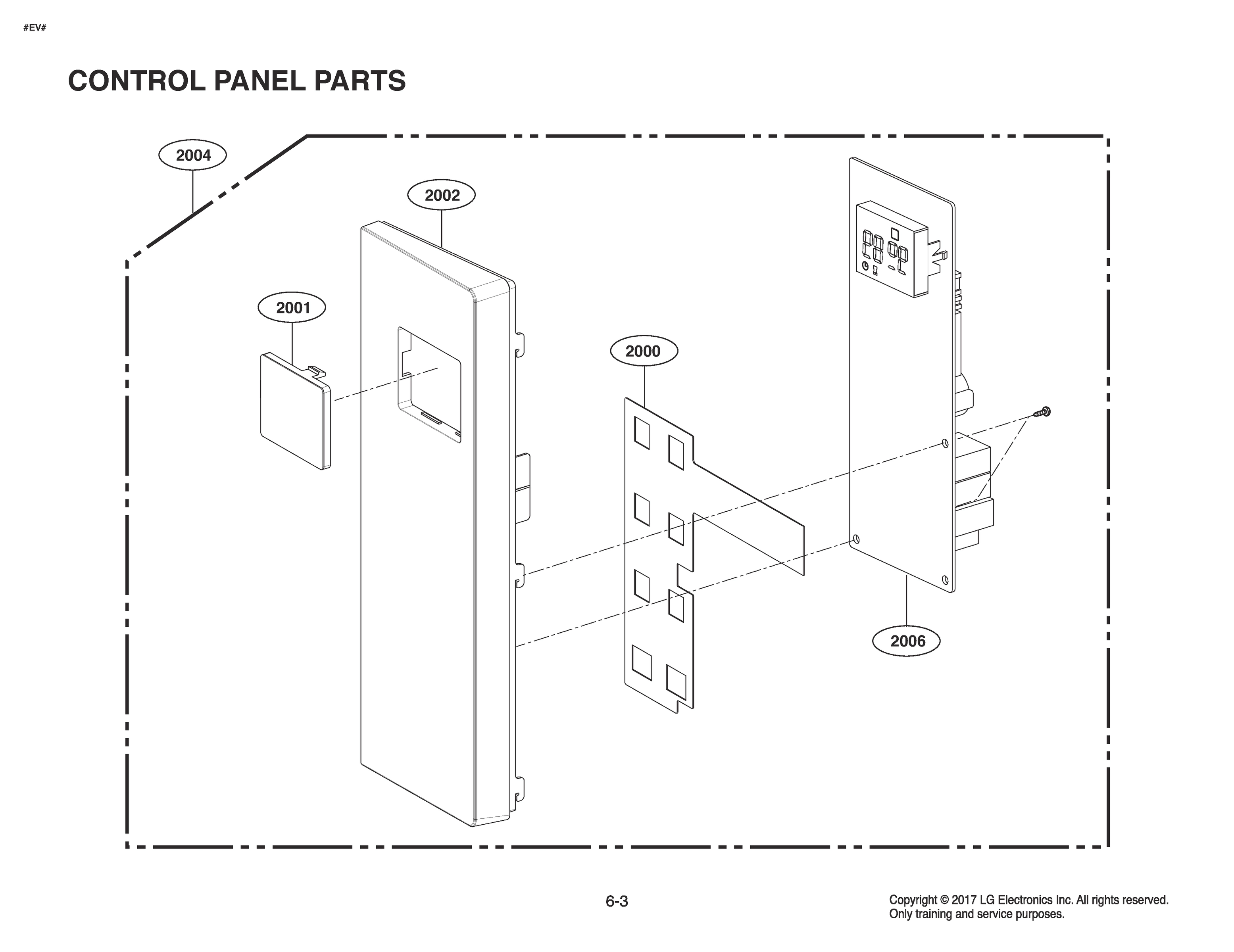 CONTROL PANEL PARTS