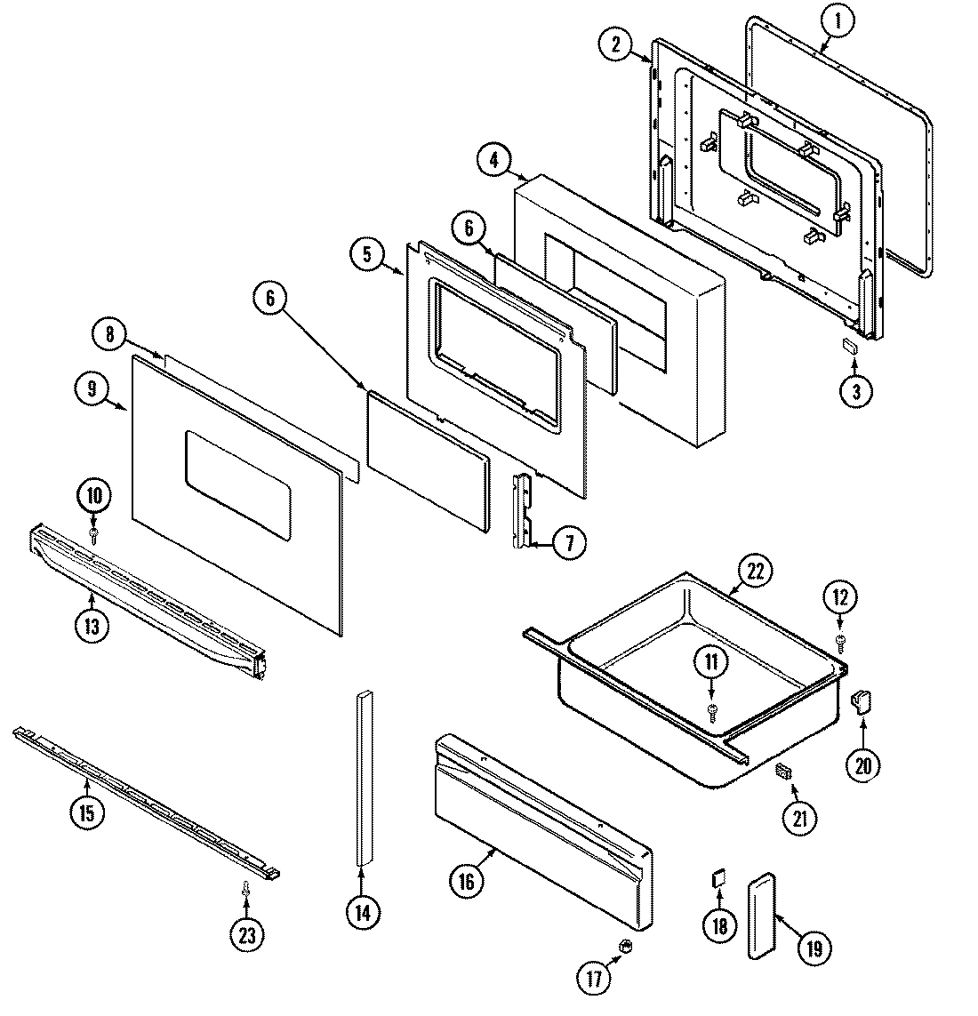 03 - DOOR/DRAWER (SER. PRE. 21)