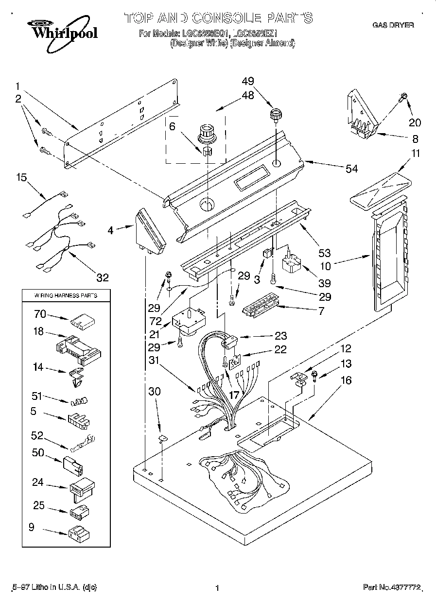01 - TOP AND CONSOLE, LIT/OPTIONAL