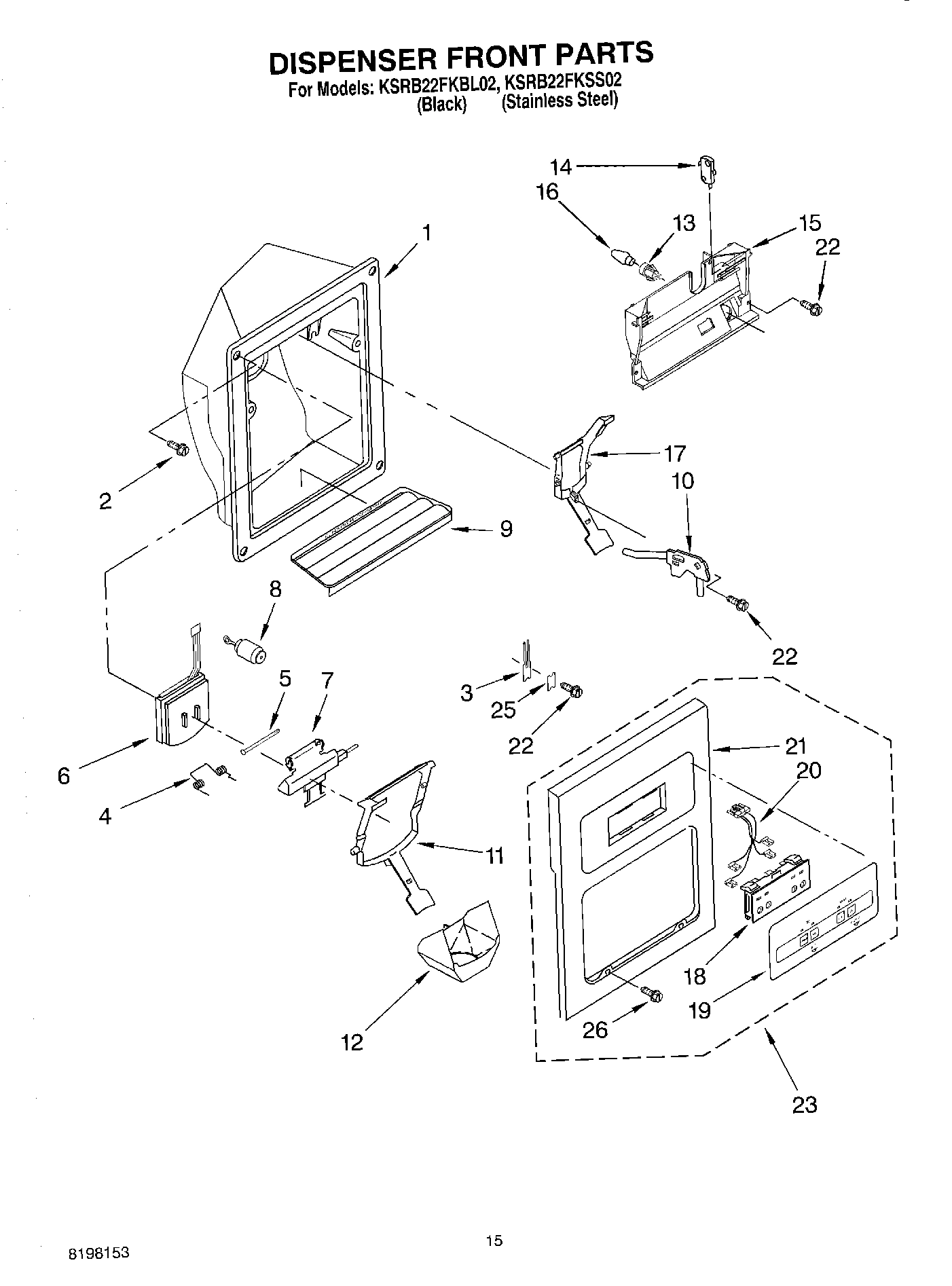 09 - DISPENSER FRONT