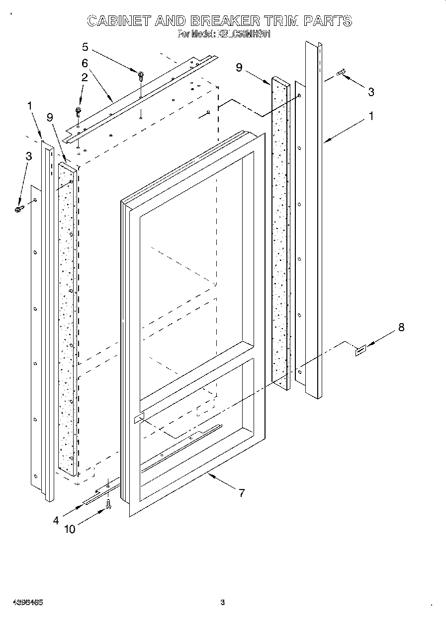 02 - CABINET AND BREAKER TRIM