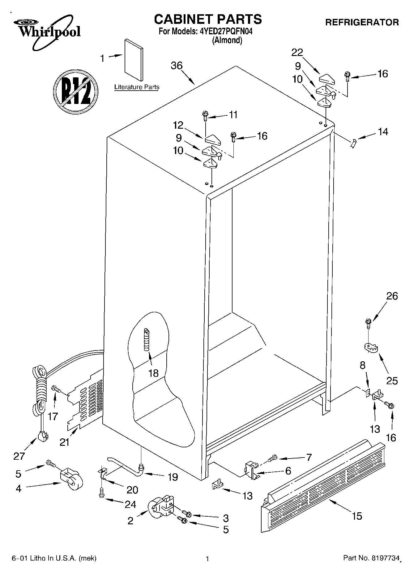 01 - CABINET, LITERATURE
