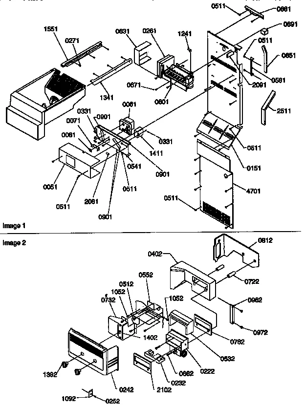 ICE MAKER/CONTROL ASSEMBLY