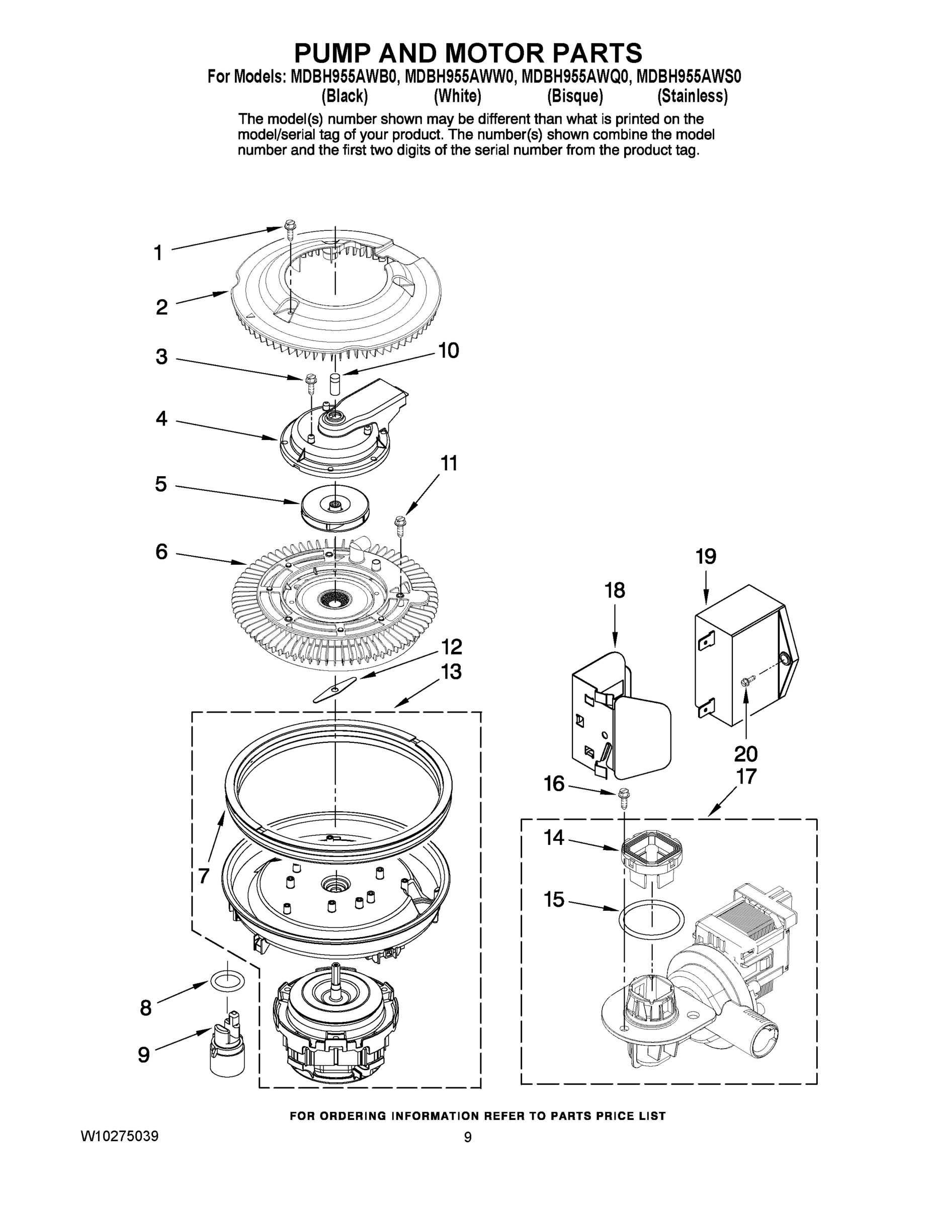 08 - PUMP AND MOTOR PARTS