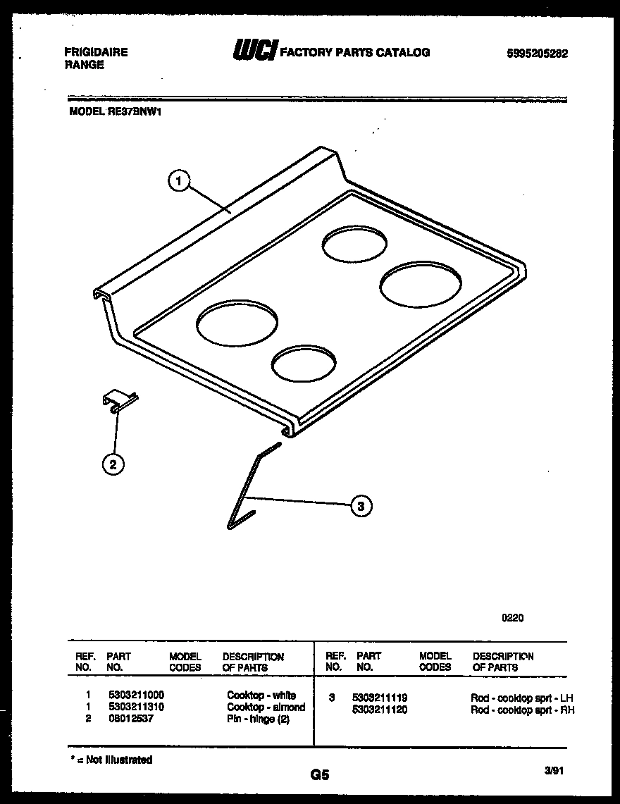 03 - COOKTOP PARTS