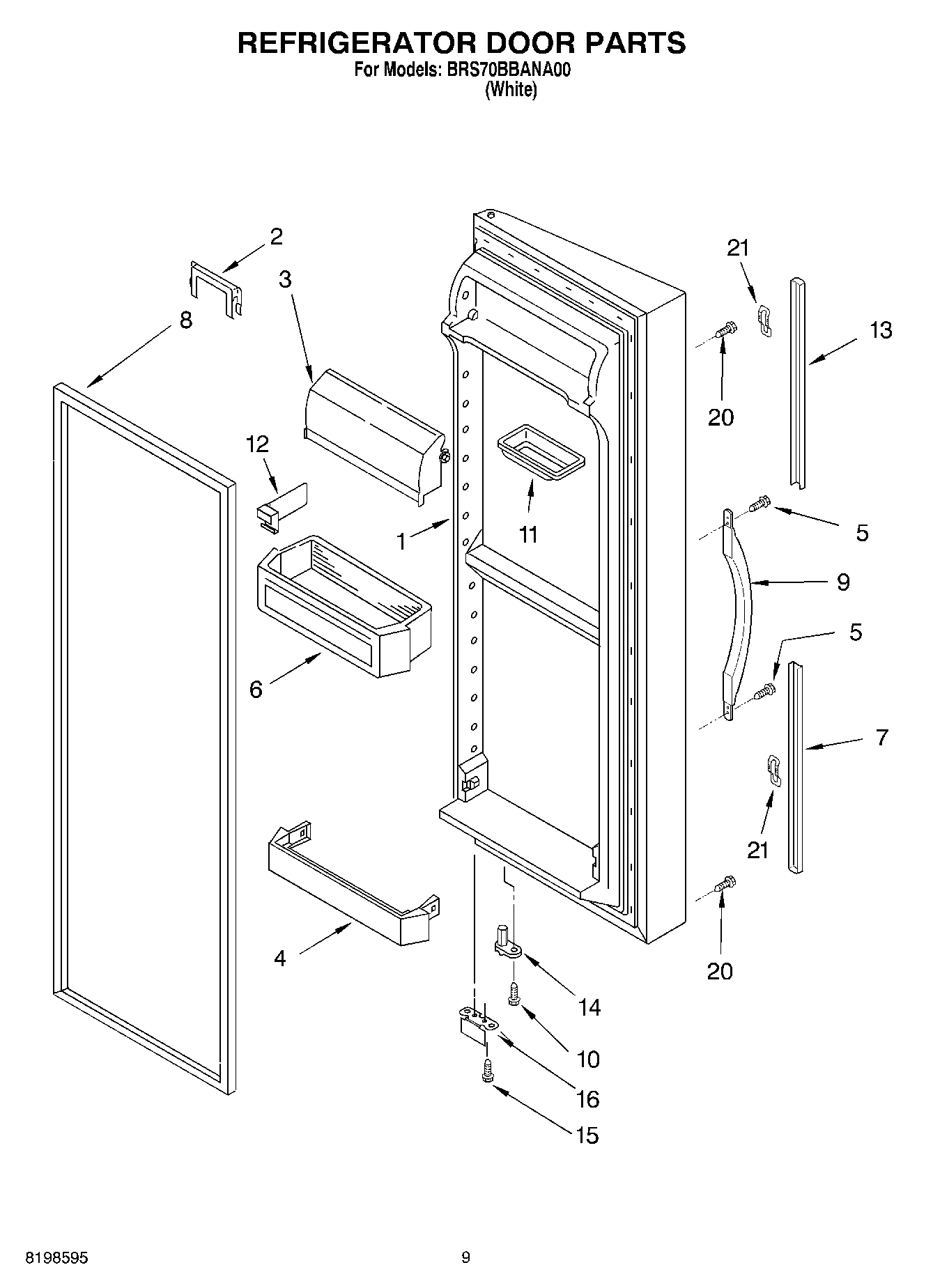 06 - REFRIGERATOR DOOR PARTS