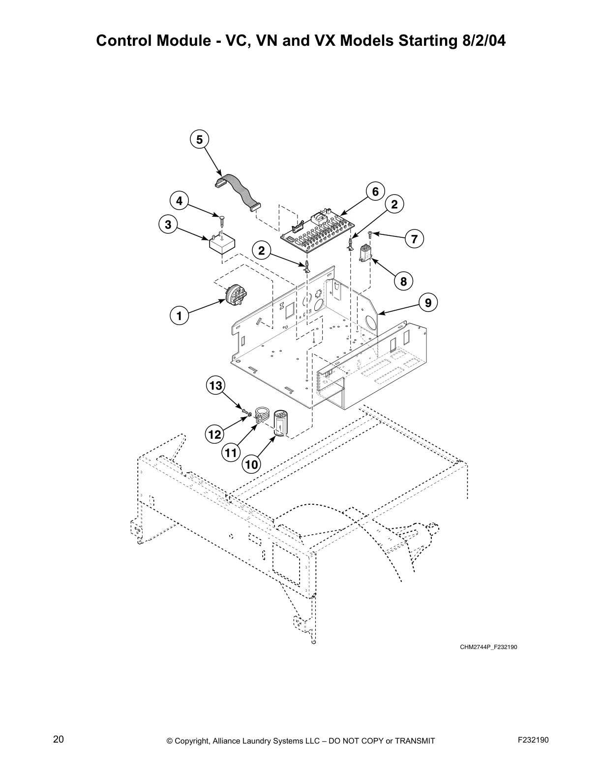 Control Module - VC, VN and VX Models Starting 8/2/04