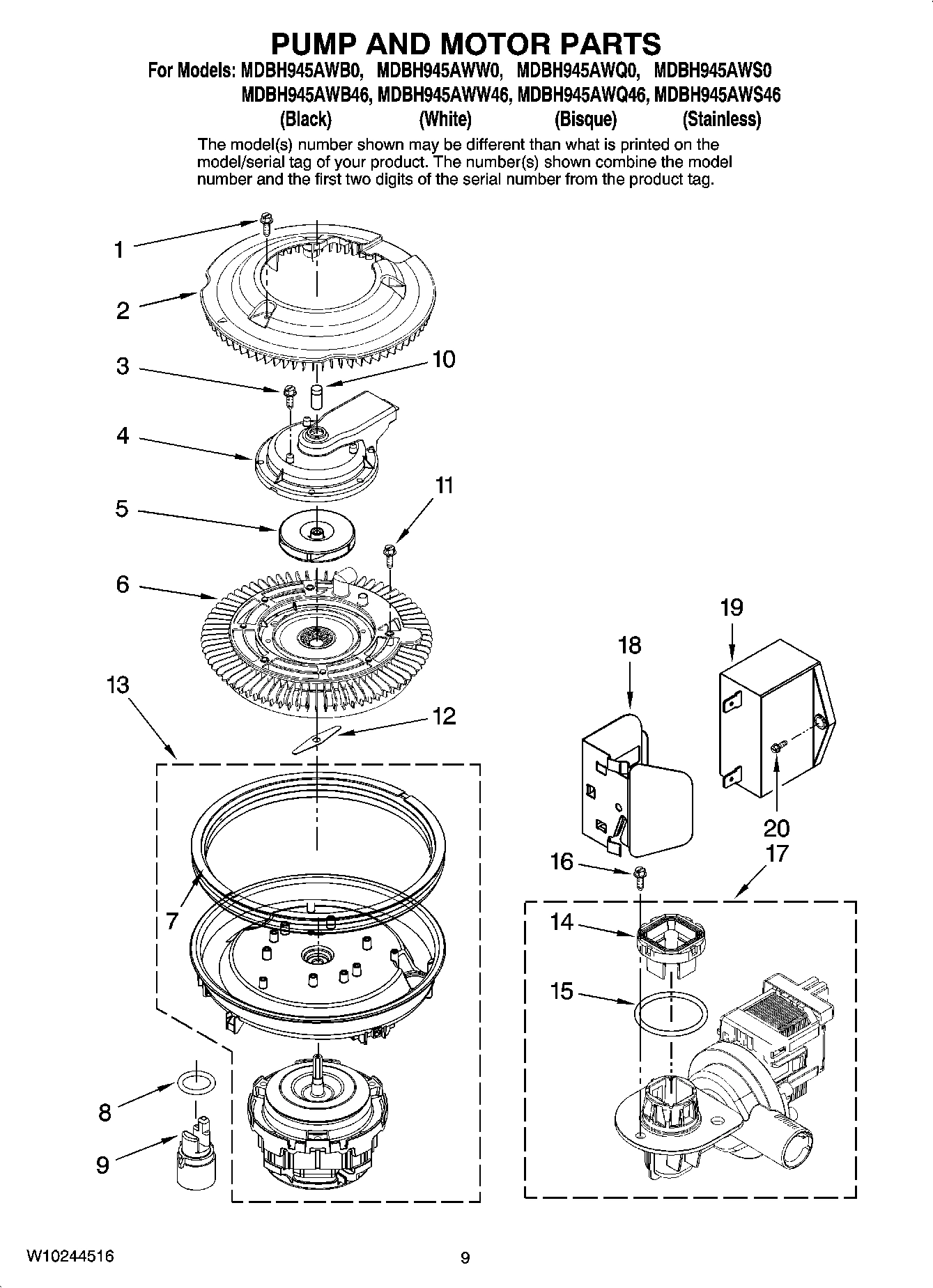 08 - PUMP AND MOTOR PARTS
