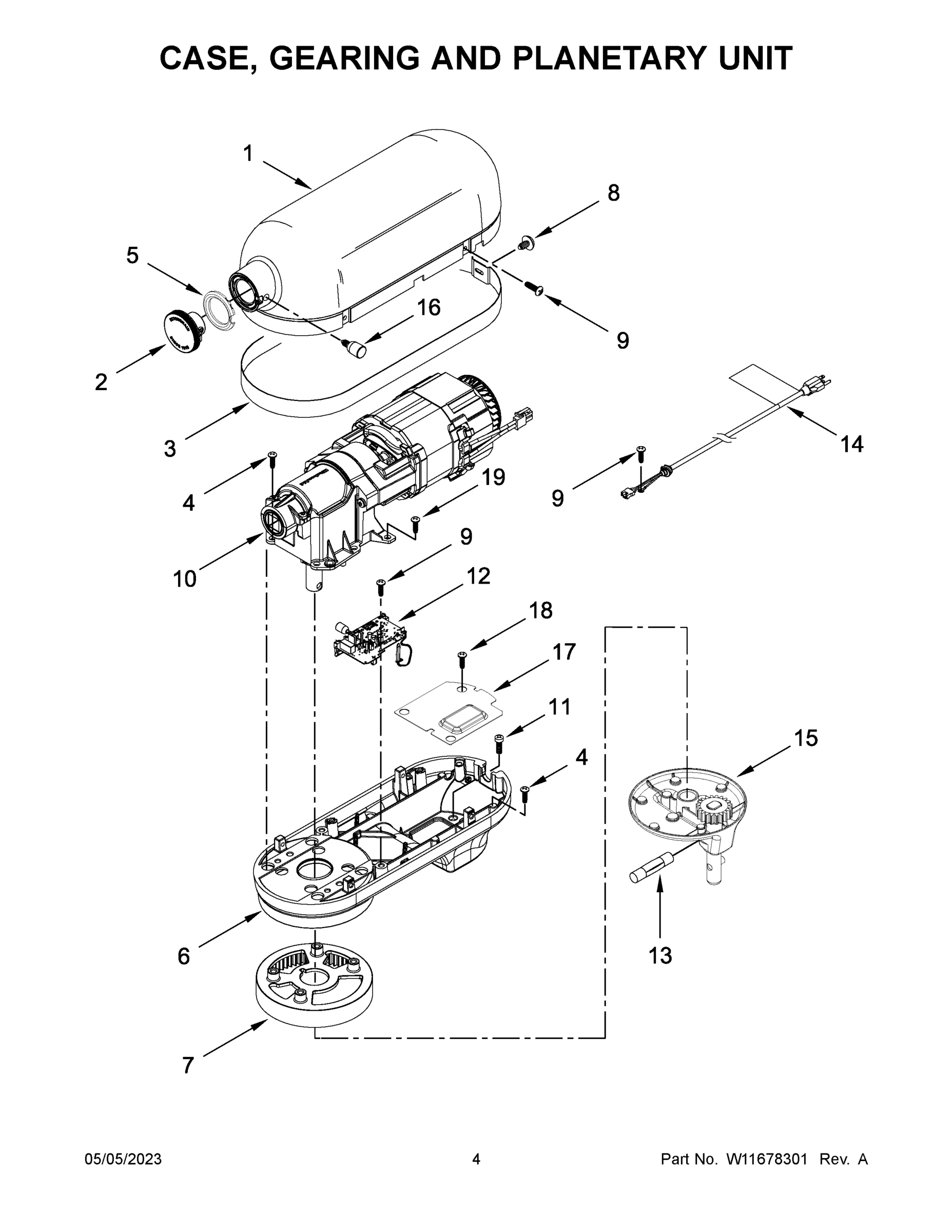 03 - CASE, GEARING AND PLANETARY UNIT
