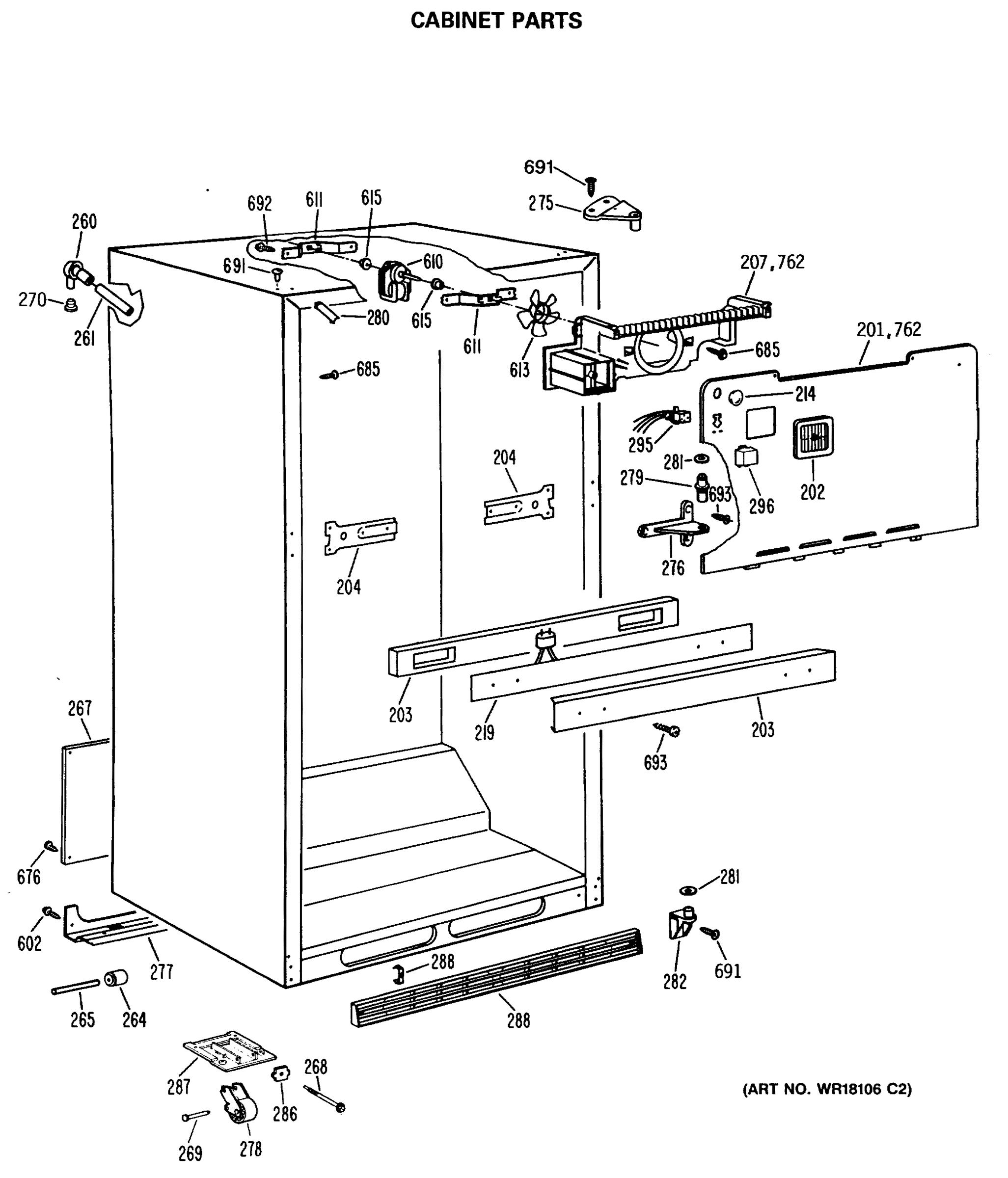 CABINET PARTS