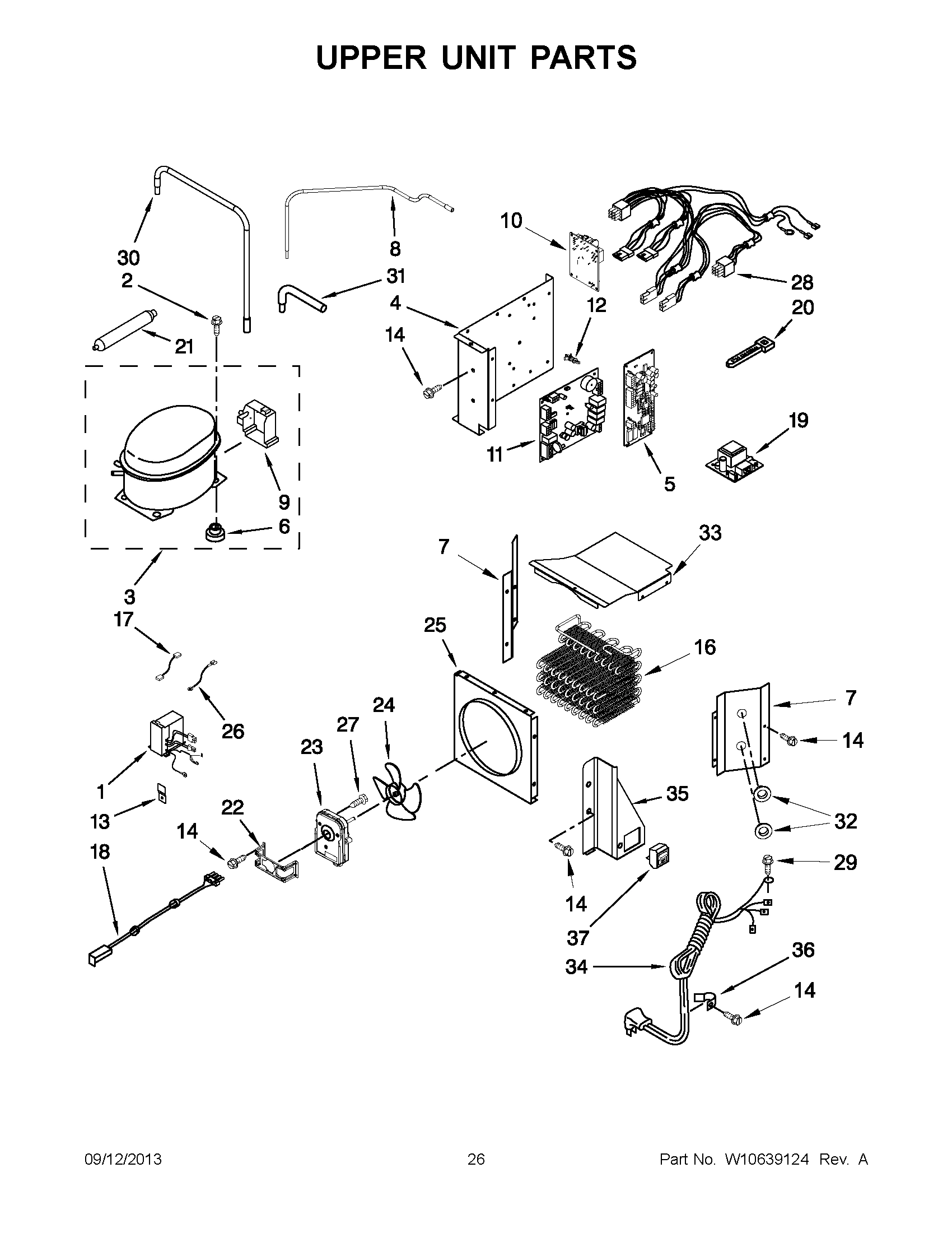 14 - UPPER UNIT PARTS