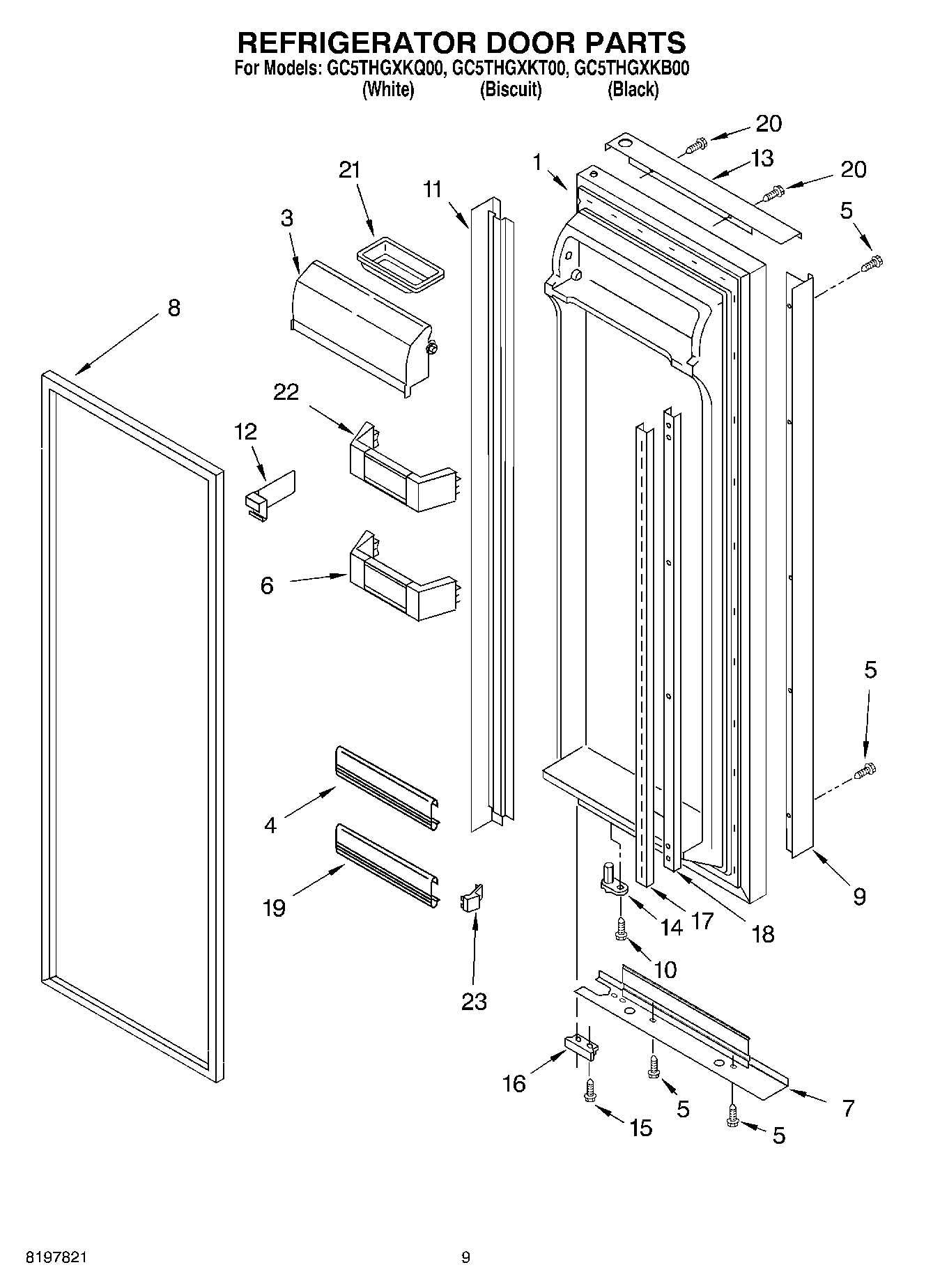 06 - REFRIGERATOR DOOR PARTS