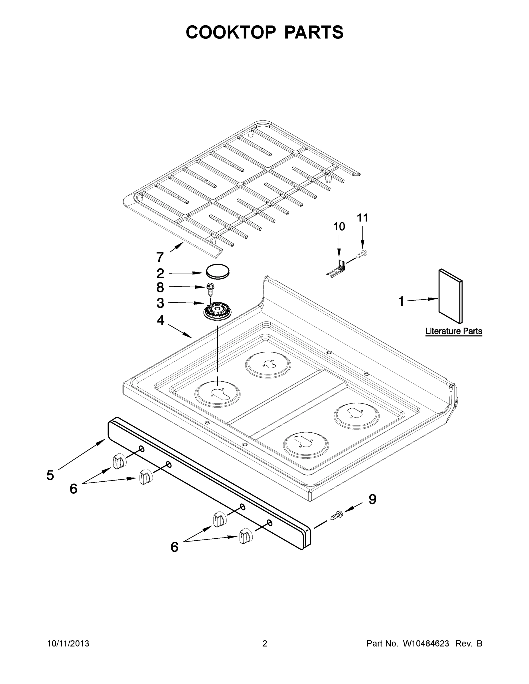 02 - COOKTOP PARTS