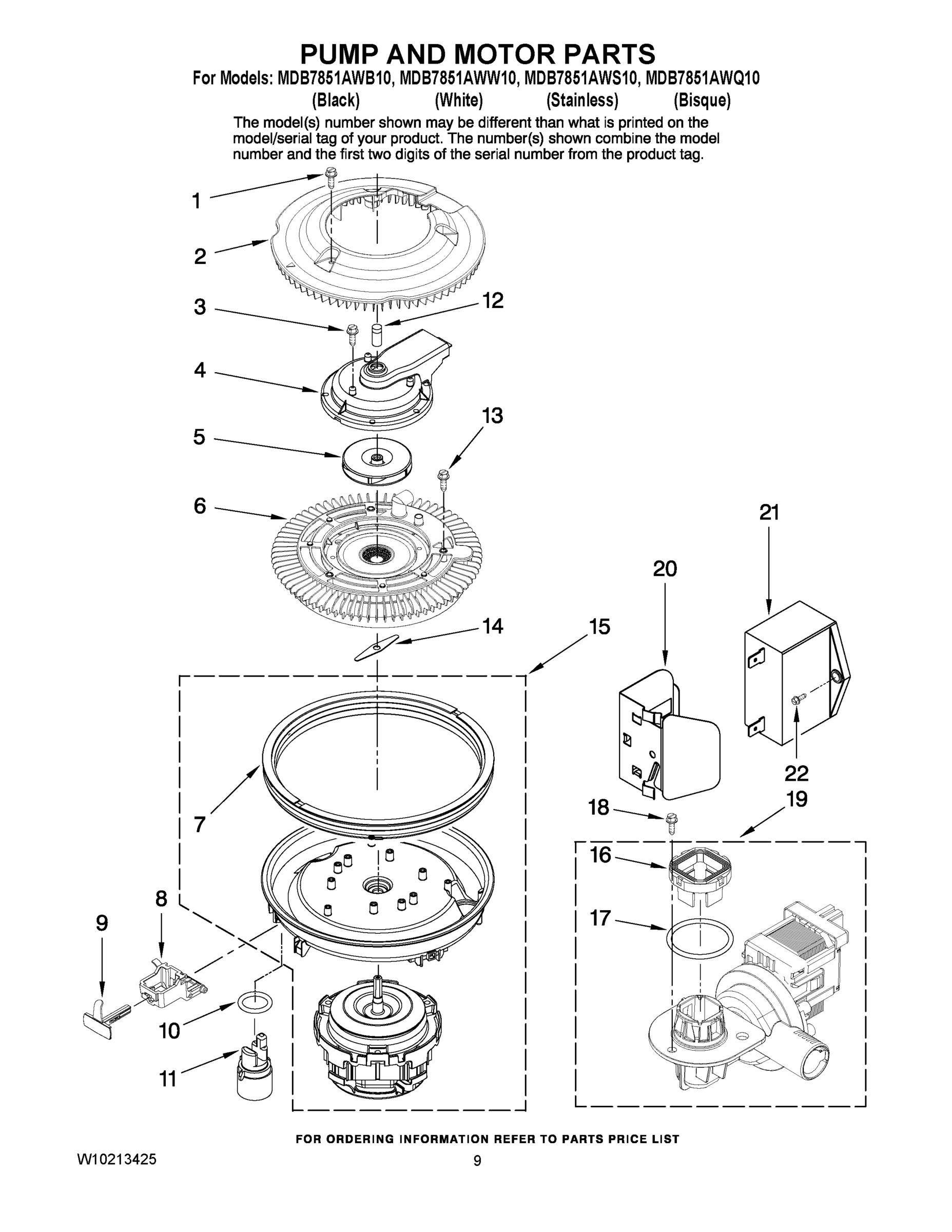 08 - PUMP AND MOTOR PARTS