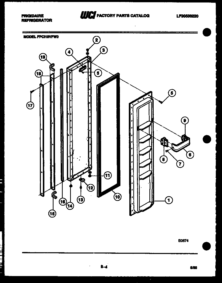 03 - FREEZER DOOR PARTS