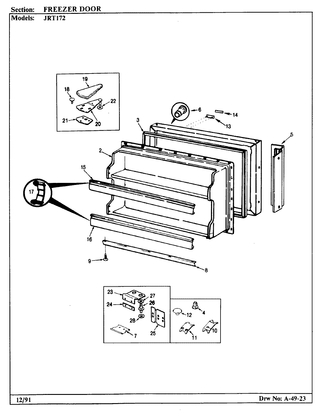 02 - FREEZER DOOR
