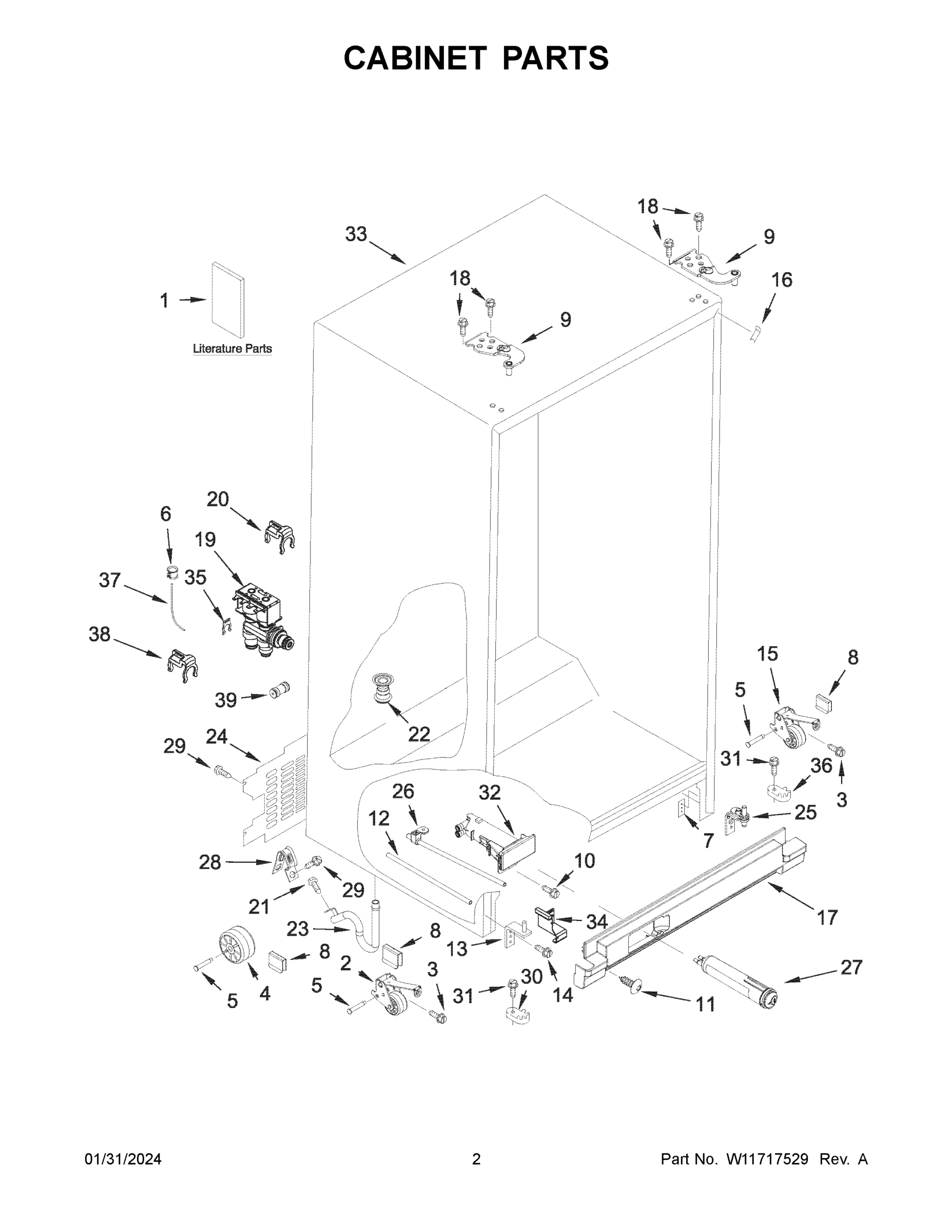 02 - CABINET PARTS