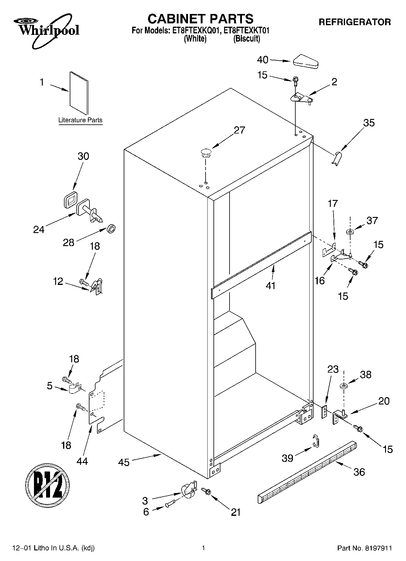 01 - CABINET, LITERATURE